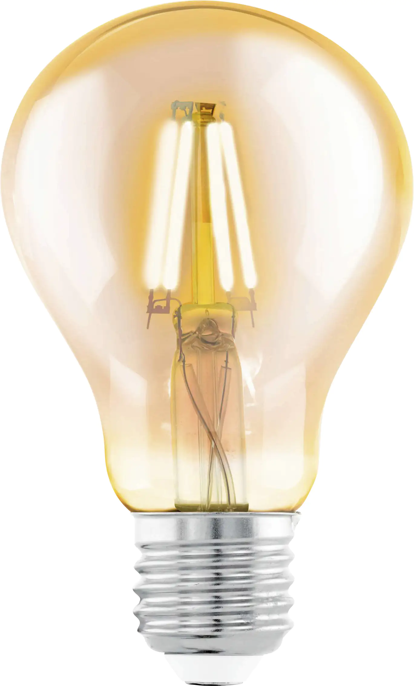 Eglo LED Leuchtmittel A75 E27 Birnenform 4 W warmweiß amber