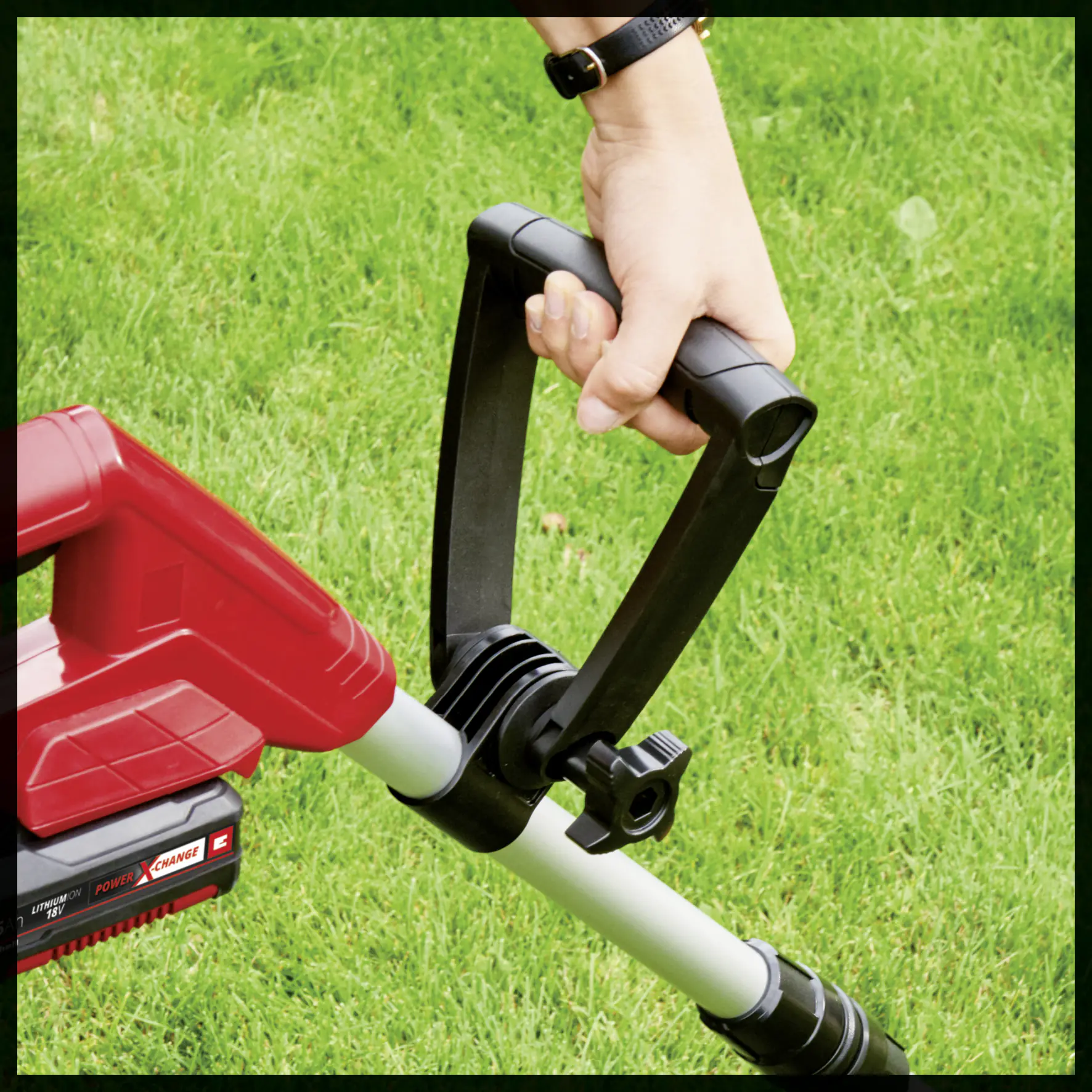 Einhell Akku Rasentrimmer GC-CT 18/24 Li-Solo 24 cm Schnittkreis