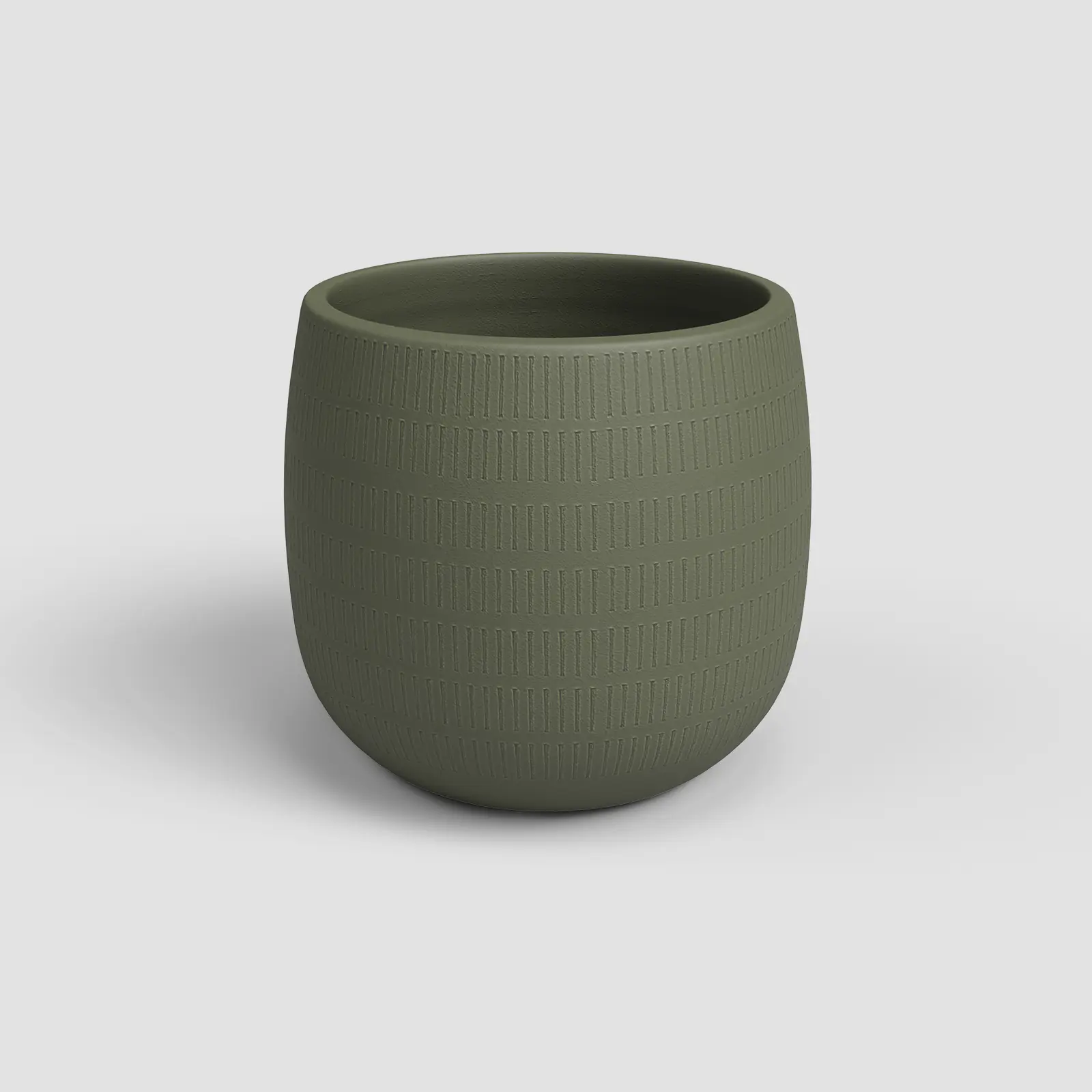 Artevasi Übertopf Aura Keramik Ø 29 x 27 cm olivgrün