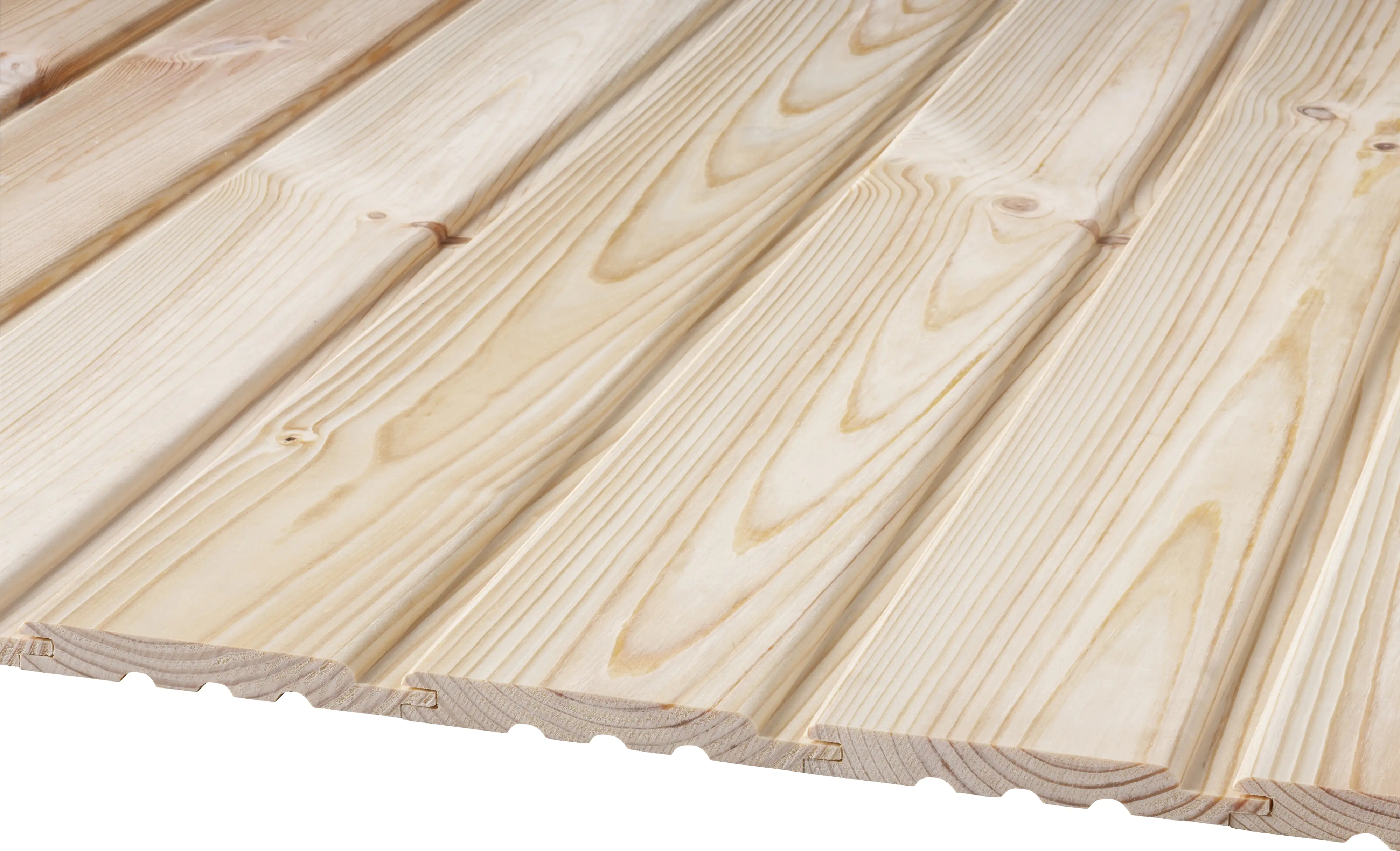 Profilholz Kiefer A B-Sortierung Softlineprofil 300 x 9,6 cm 12,5 mm