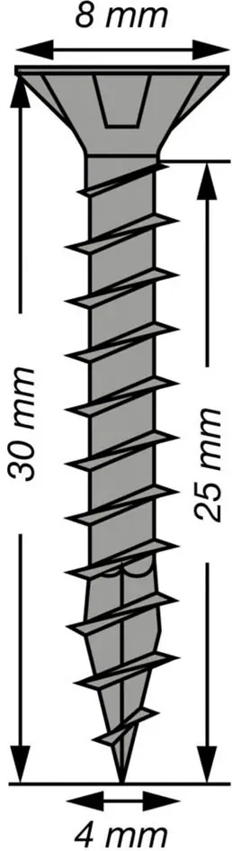 Spax Universalschrauben 4 x 30 mm T20 Vollgewinde - 50 Stk. 