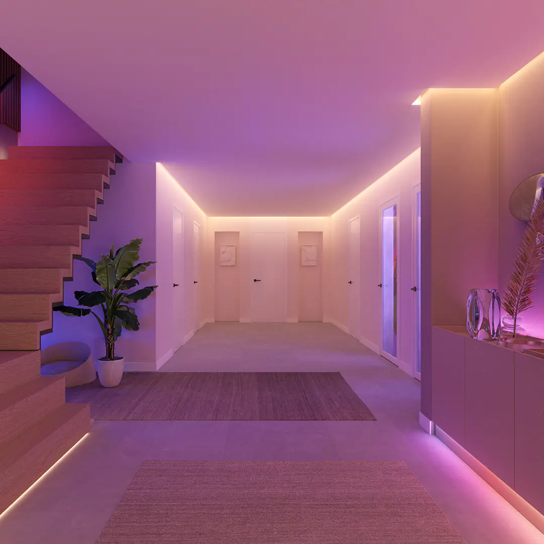 Philips Hue Verlängerungskabel Flux Gradient LED-Streifen 5 m weiß