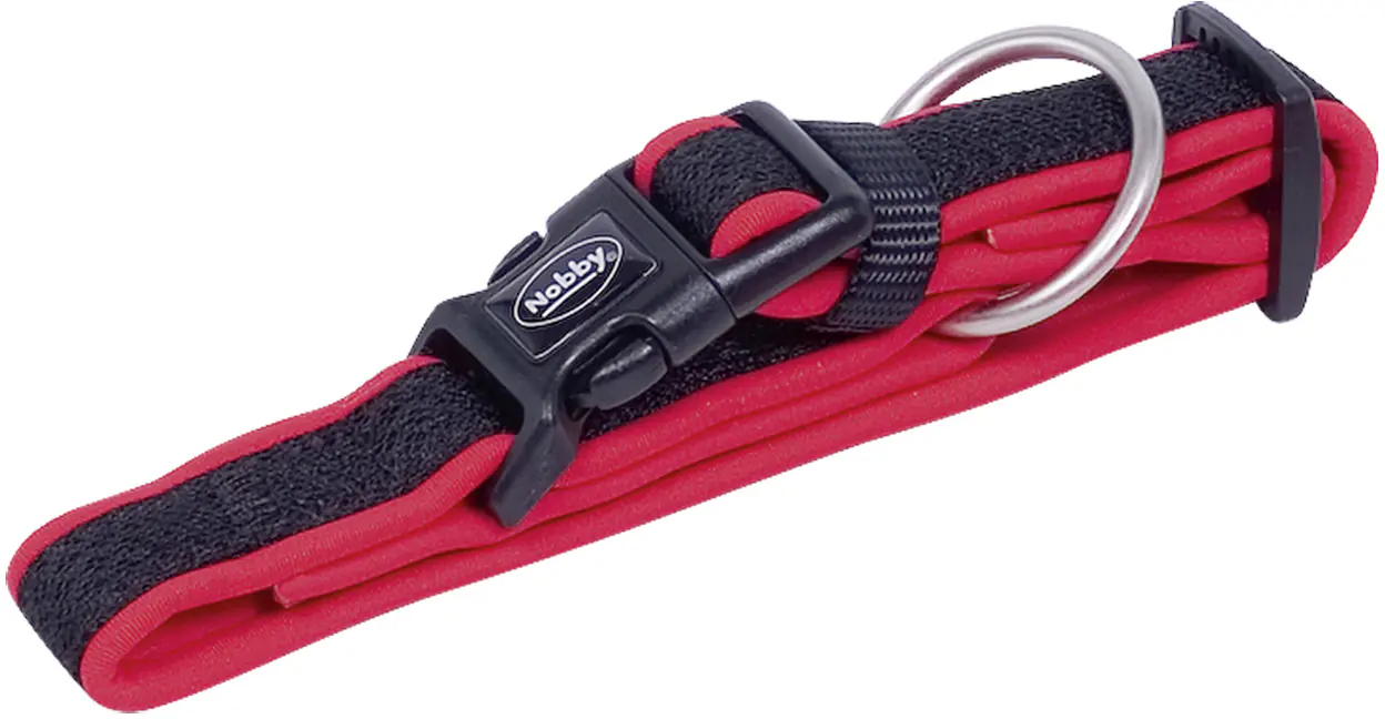 Nobby Hundehalsband Mesh Preno M-L rot