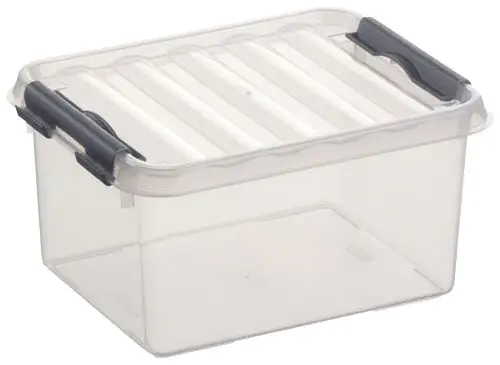 Sunware Aufbewahrungsbox Q-Line mit Deckel 20 x 15 cm 2 L transparent