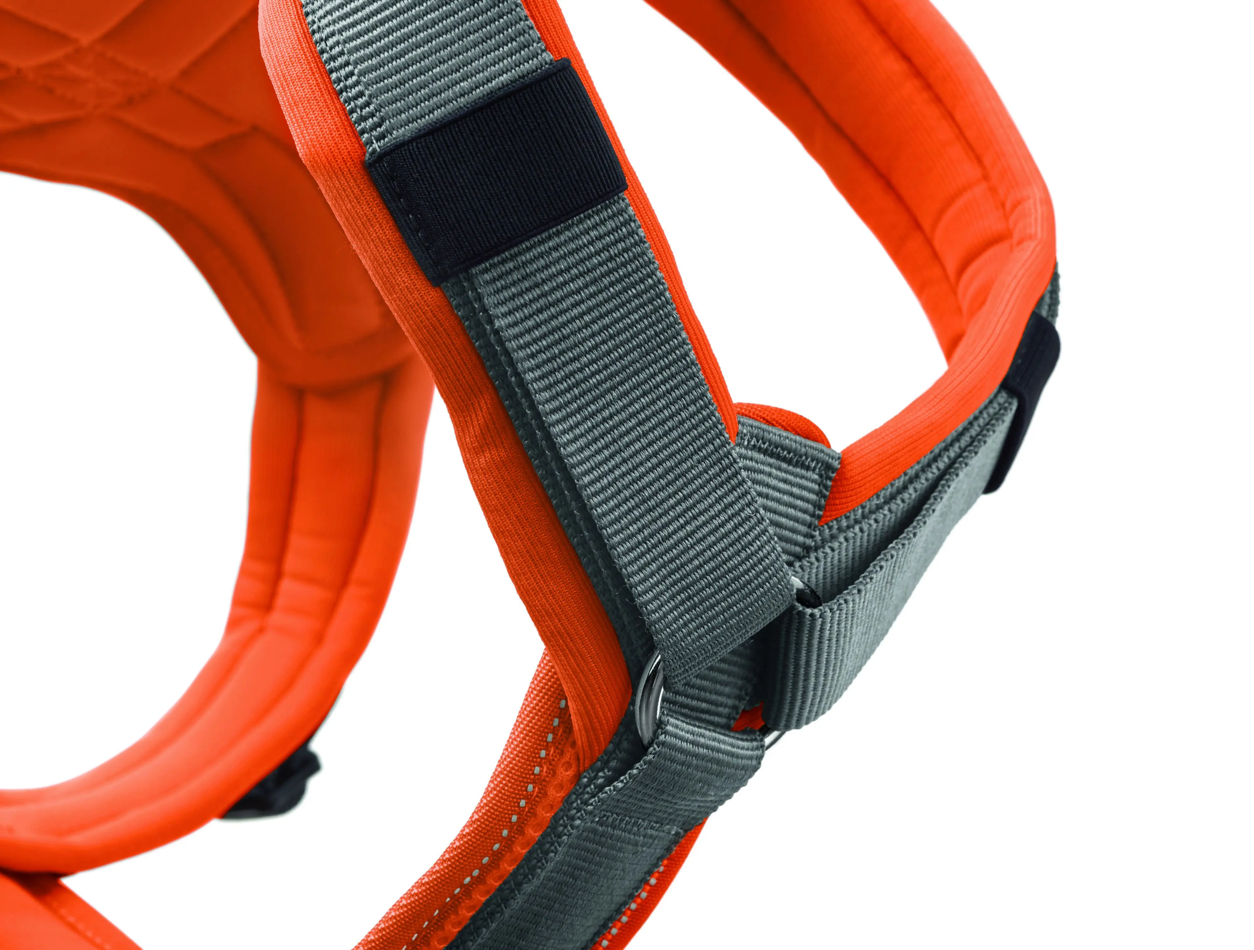 Hunter Hundegeschirr Maldon Up mit Griff M-L orange/grau
