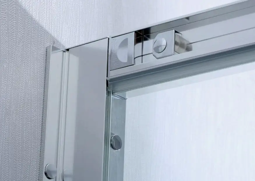 Primaster Eckdusche Easy-5 Schiebetür 80 x 80 cm Klarglas chrom