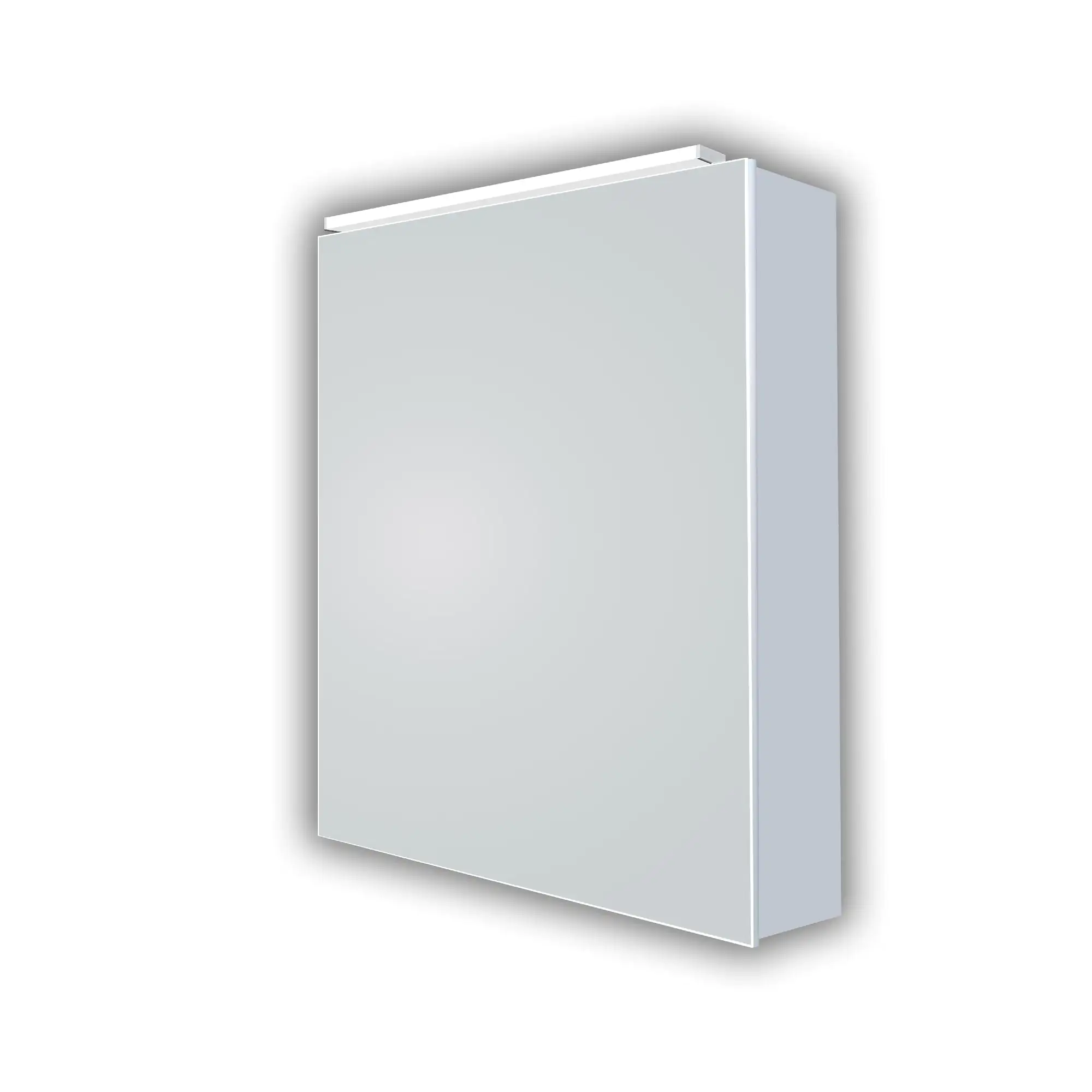 DSK Spiegelschrank Aluminio Vegas 50x60 cm, mit Steckdose