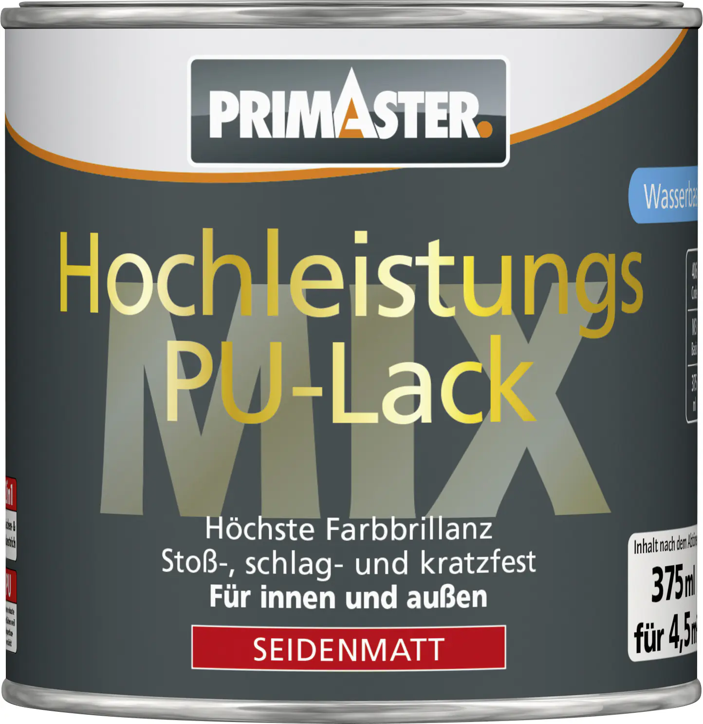 Primaster Hochleistungs PU-Lack seidenmatt - jetzt Farbton mischen 