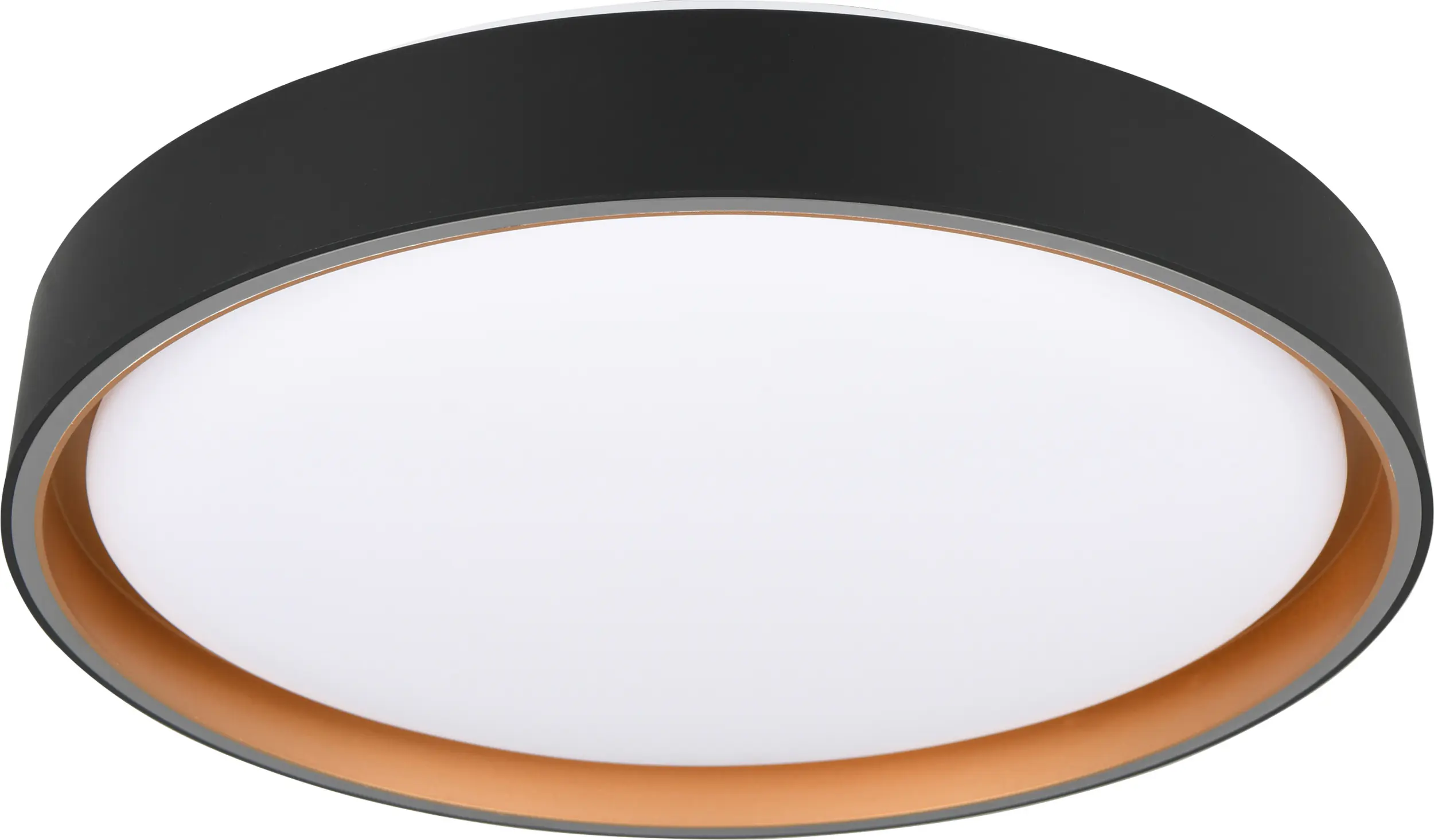 Reality LED-Deckenleuchte Felis schwarz - gold Fernbedienung