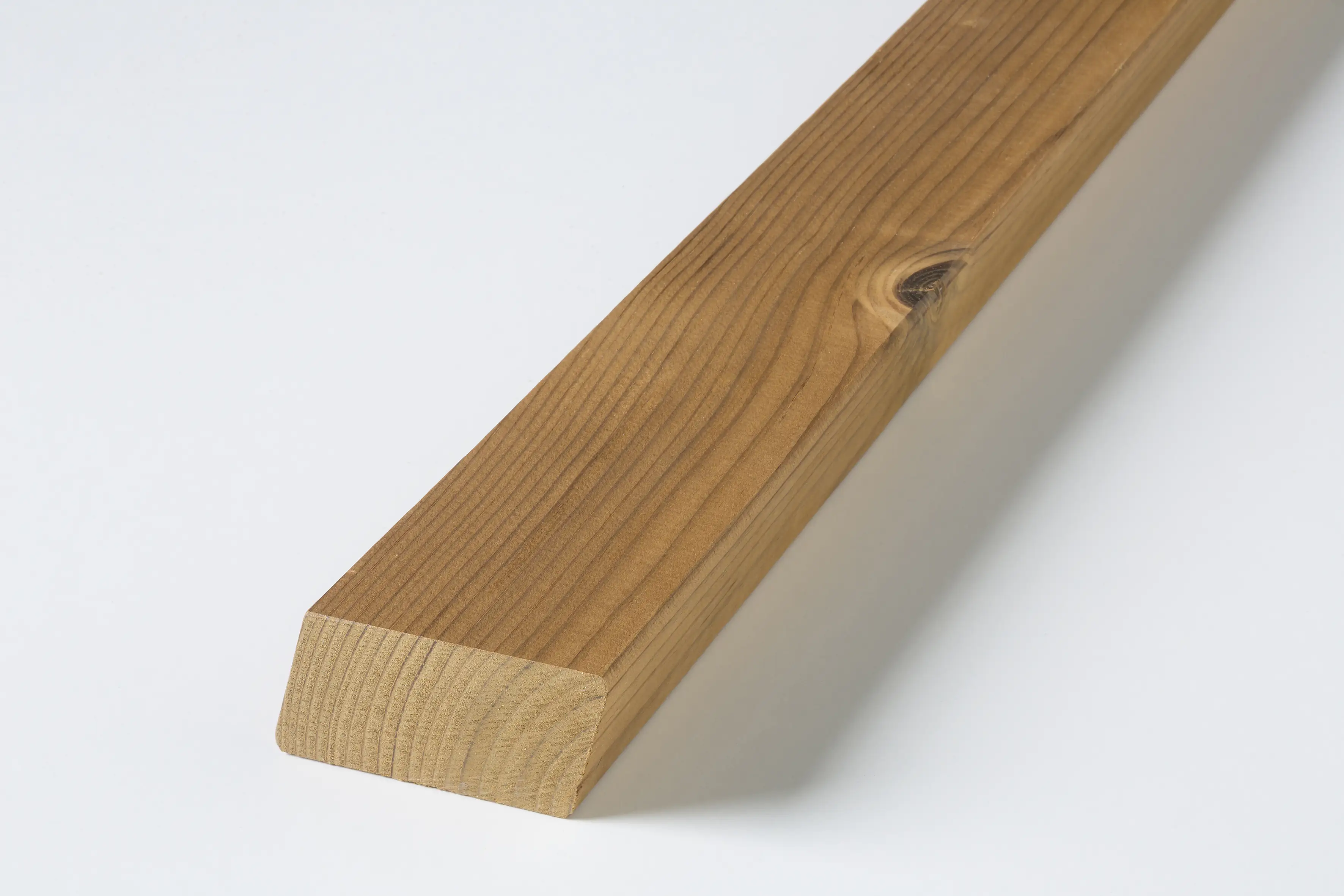 Rhombusprofil Kiefer thermisch modifiziert 250 cm, 55 x 26 mm
