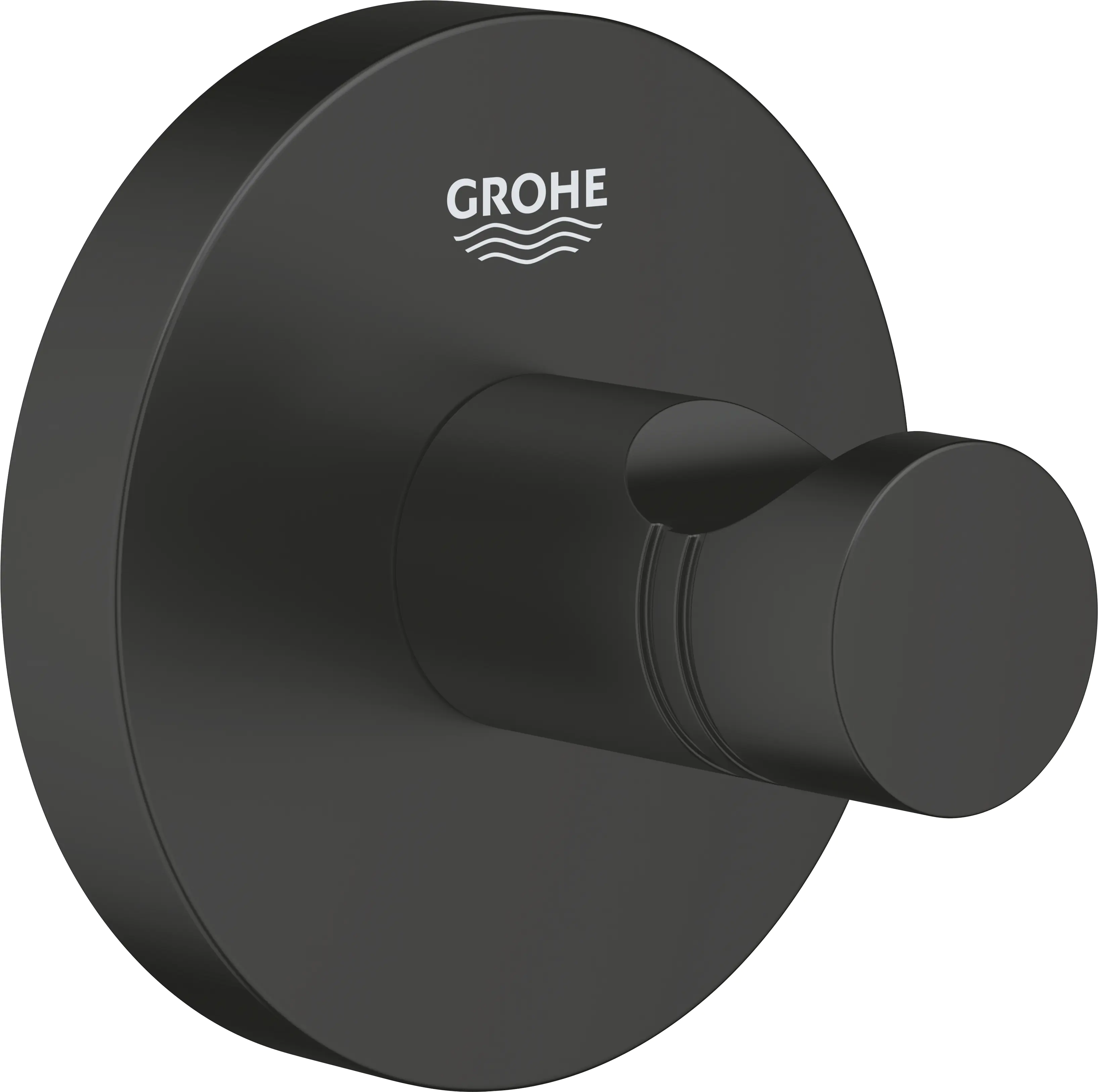 Grohe Start Bademantelhaken matt black klebbar