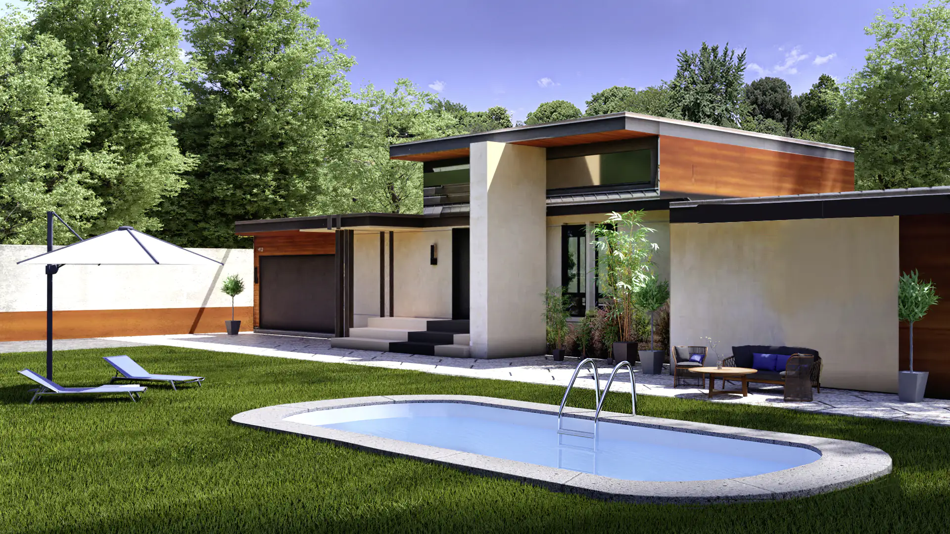 Gre Stahl-Einbaupool Madagascar oval 700 x 320 x 150 cm
