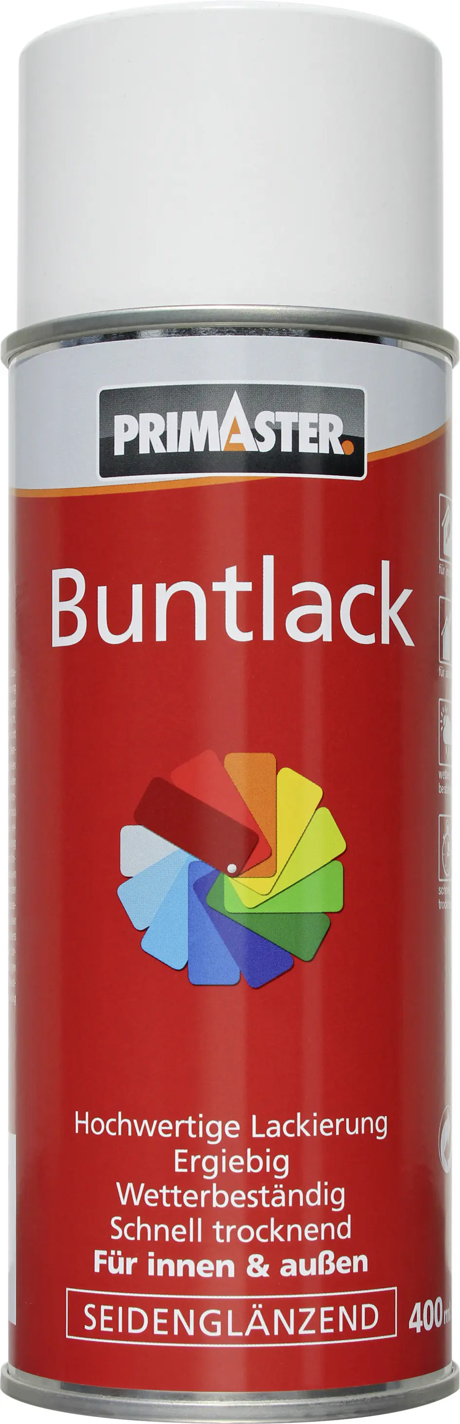 Primaster Lackspray 400 ml reinweiß seidenglänzend