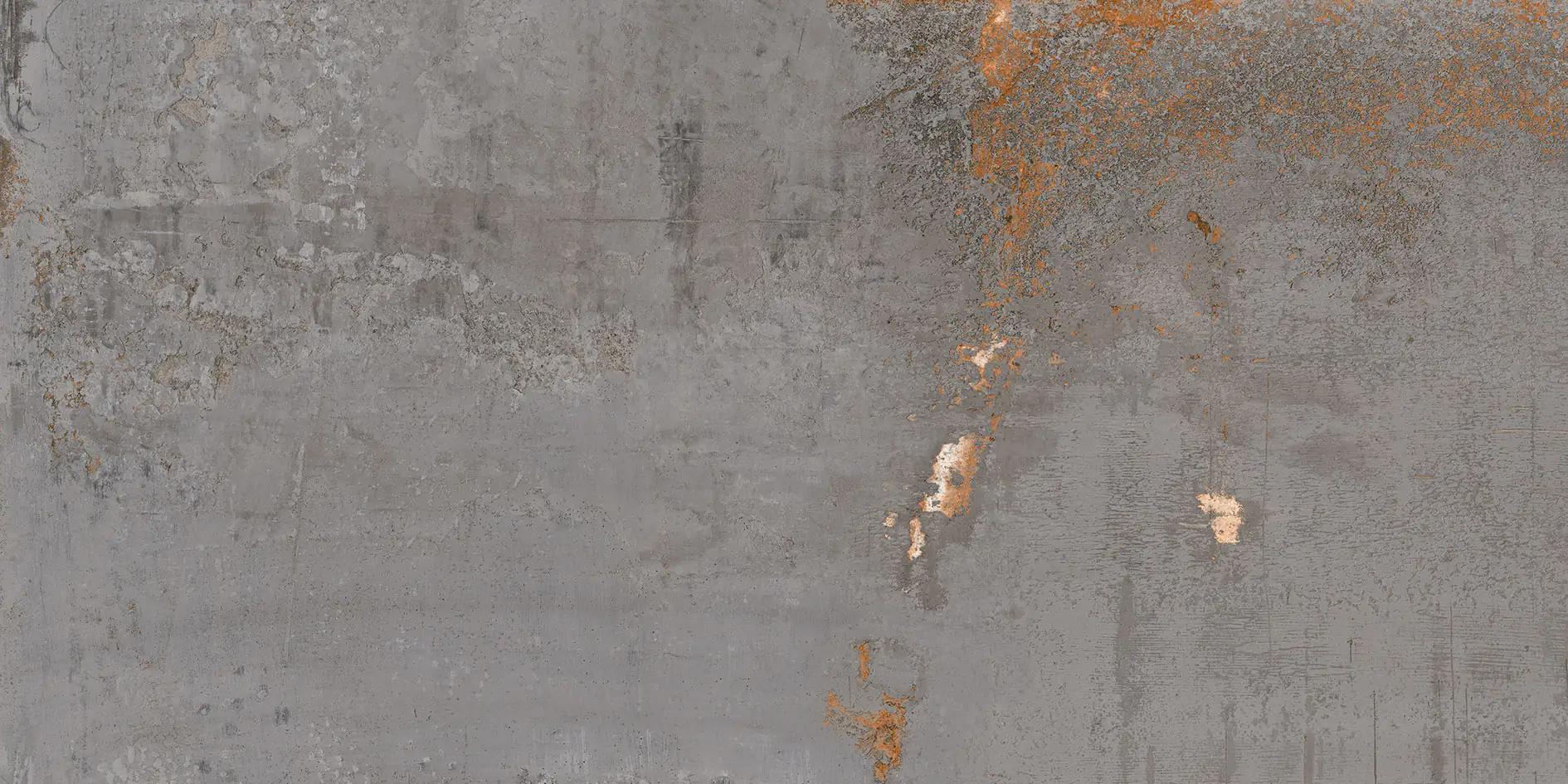 Terrassenplatte Feinsteinzeug Metallic 60 x 120 x 2 cm grau-braun