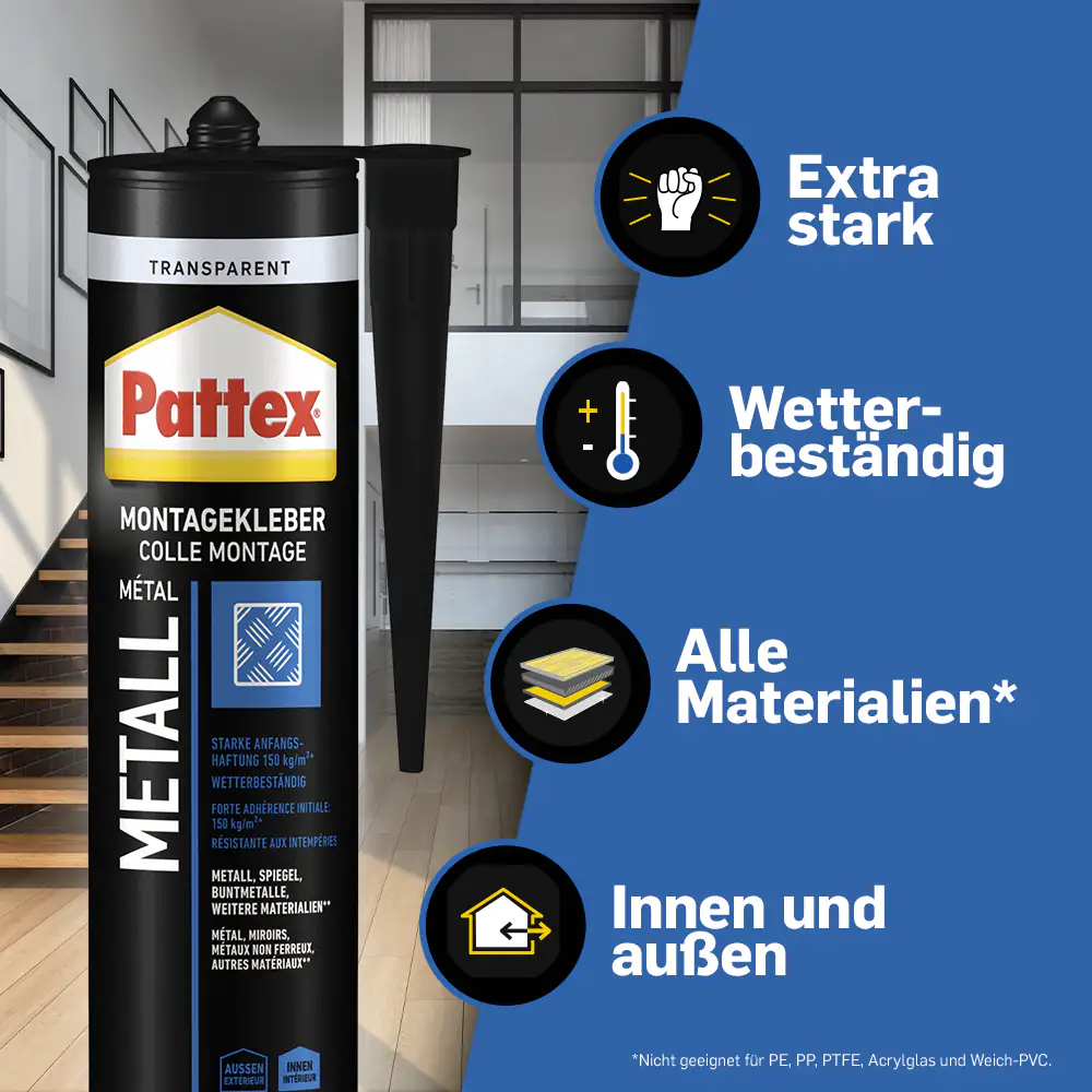 Pattex Montagekleber Metall 325 g