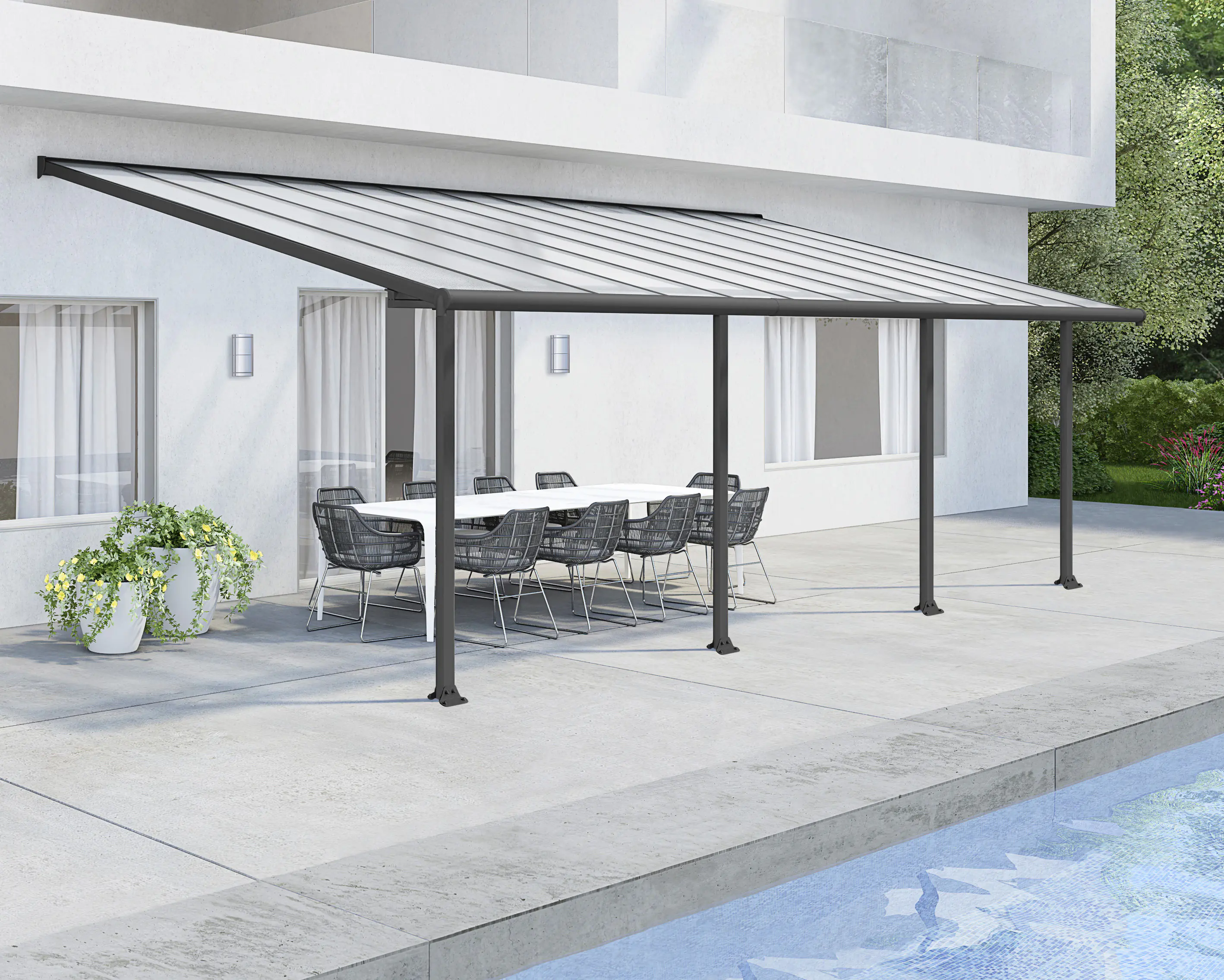 Canopia Terrassenüberdachung Olympia 3x7.3