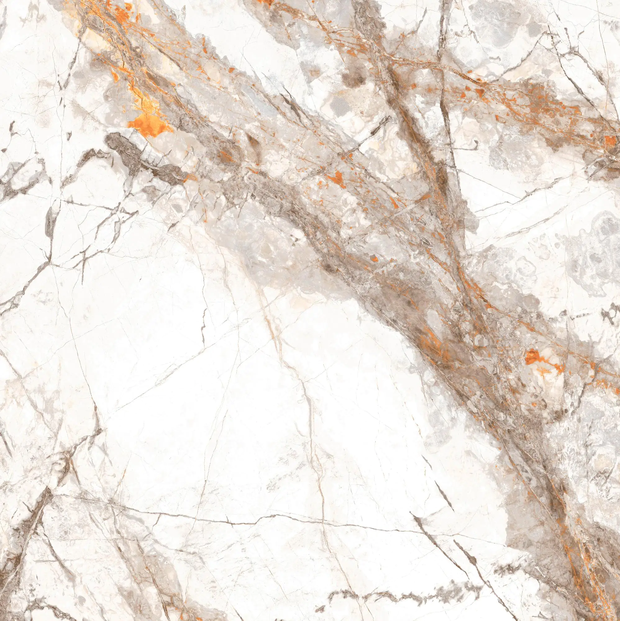 Bodenfliese Feinsteinzeug Caldera 60 x 60 cm gold