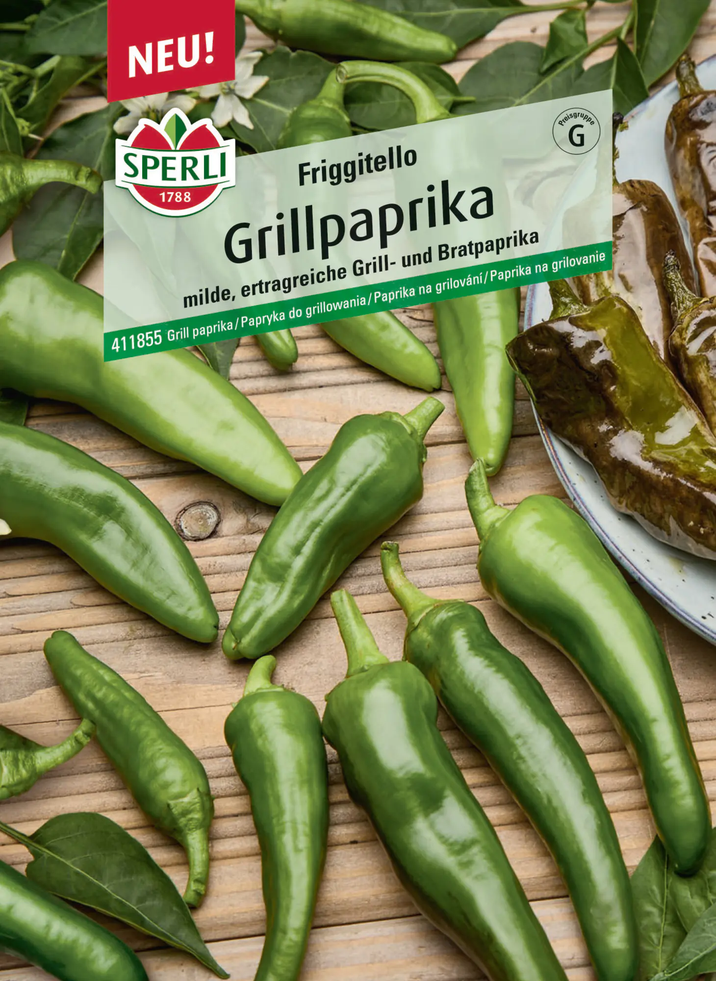 Sperli Saatgut Grillpaprika Friggitello 6 g