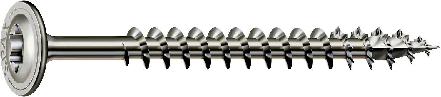 Spax Tellerkopfschrauben 8.0 x 80 mm TX 40 - 1 Stück Edelstahl