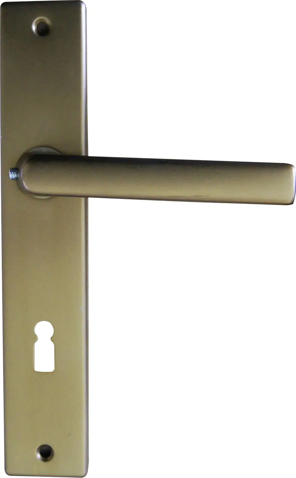 Südmetall Türgriff-Garnitur Langschild Bonn BB Aluminium F1 eloxiert bronze 221 x 40 mm 