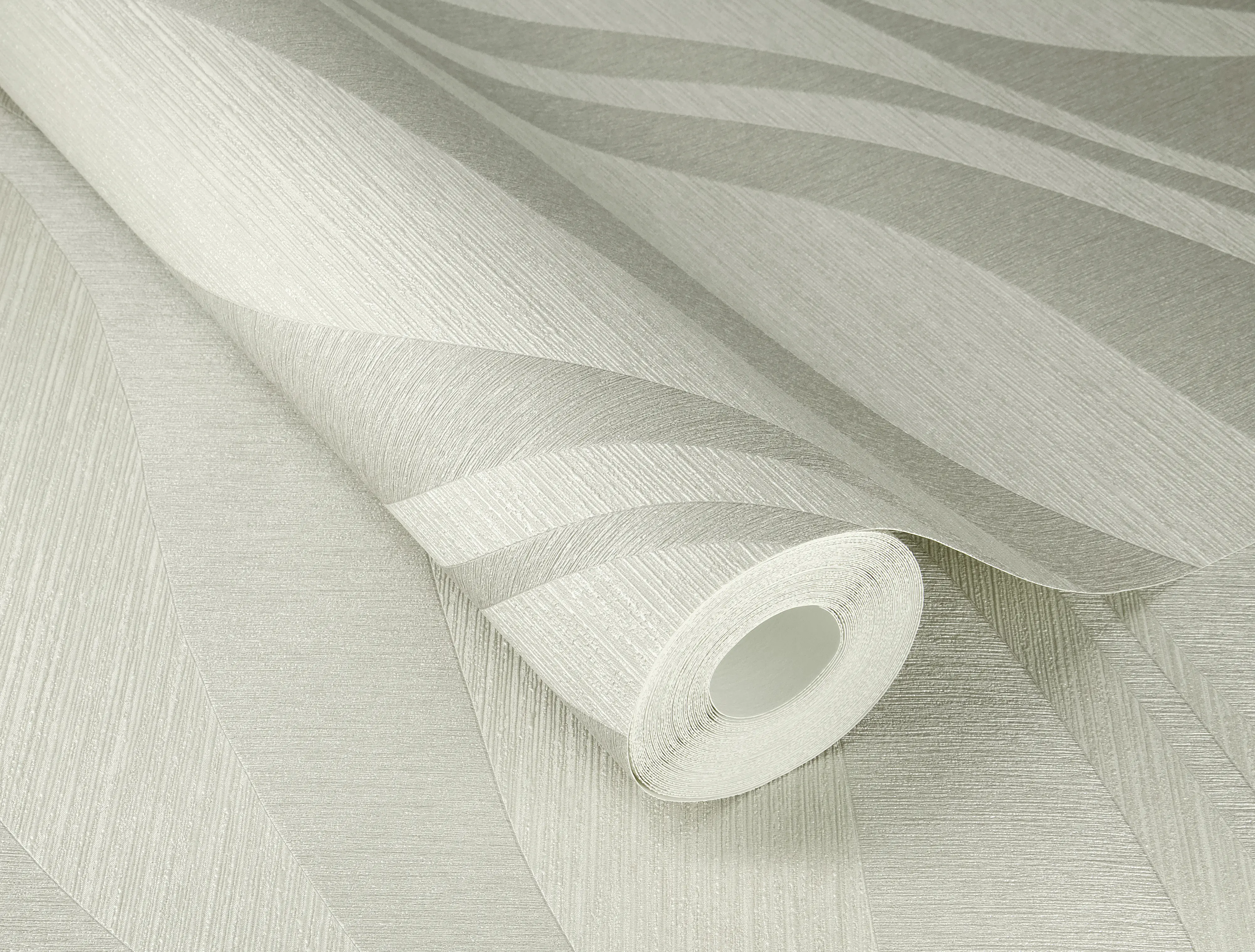 Rasch Vliestapete Muster Wellen beige 10,05 x 0,53 m