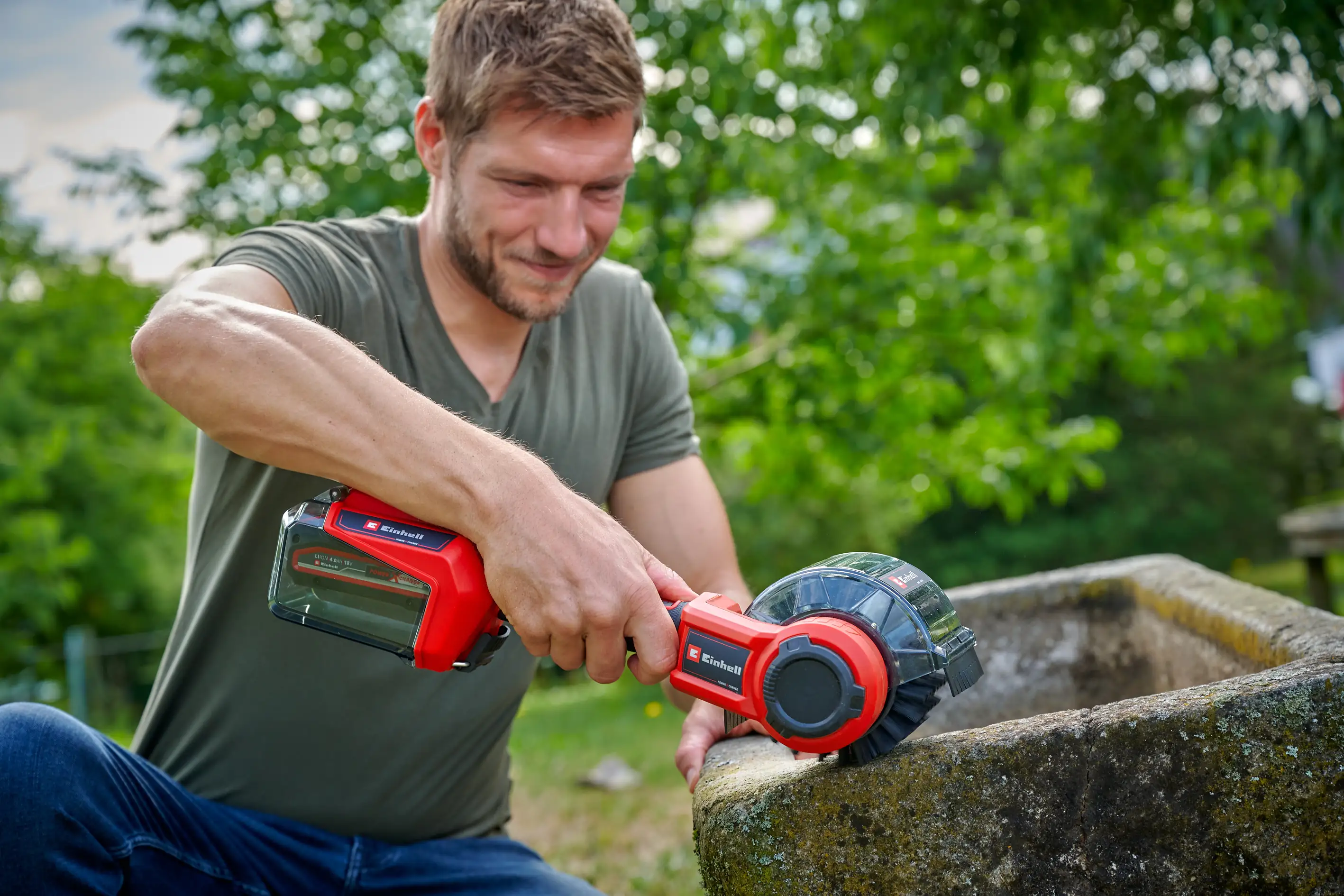 Einhell Akku Oberflächenbürste PICOBELLA 18/90 5/9 cm Arbeitsbreite
