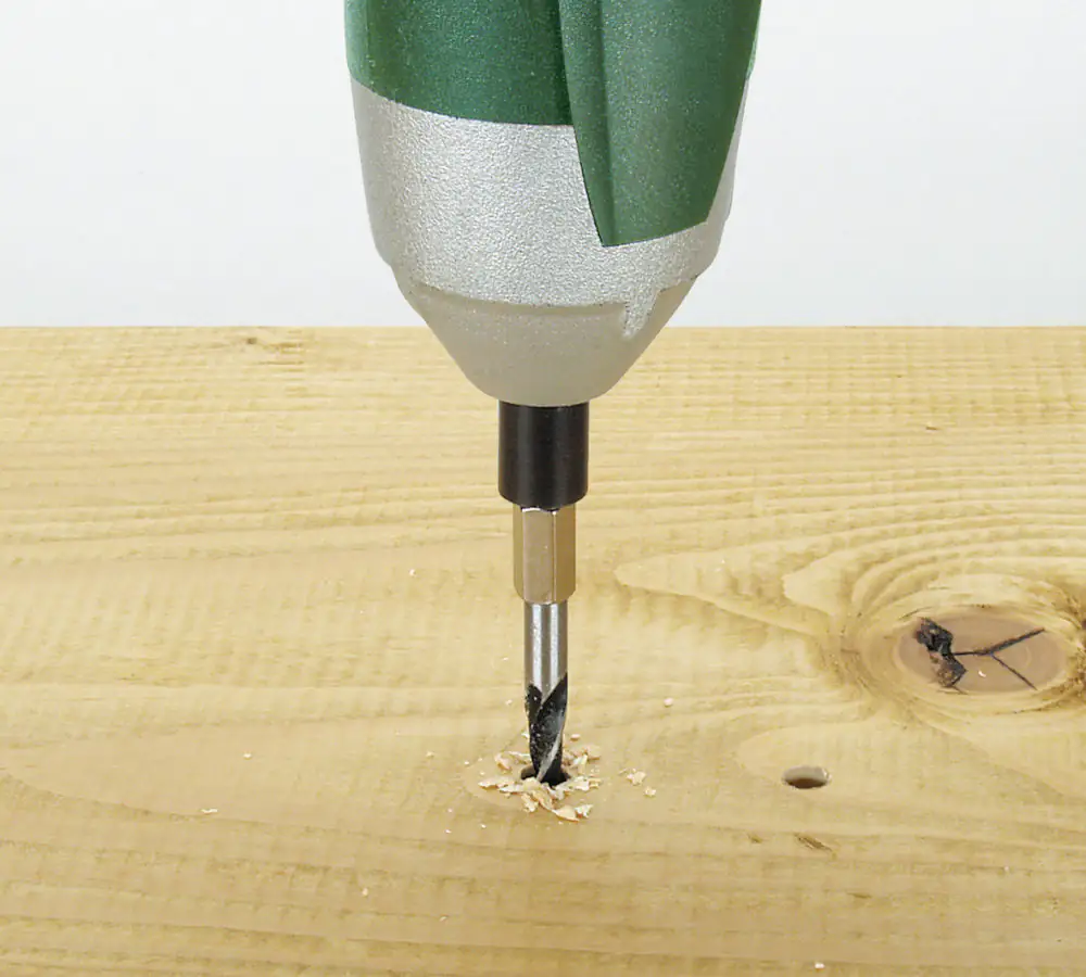 Wolfcraft Holzspiralbohrer CV Sechskant-Schaft 7261000 Ø 3 mm Sechskant