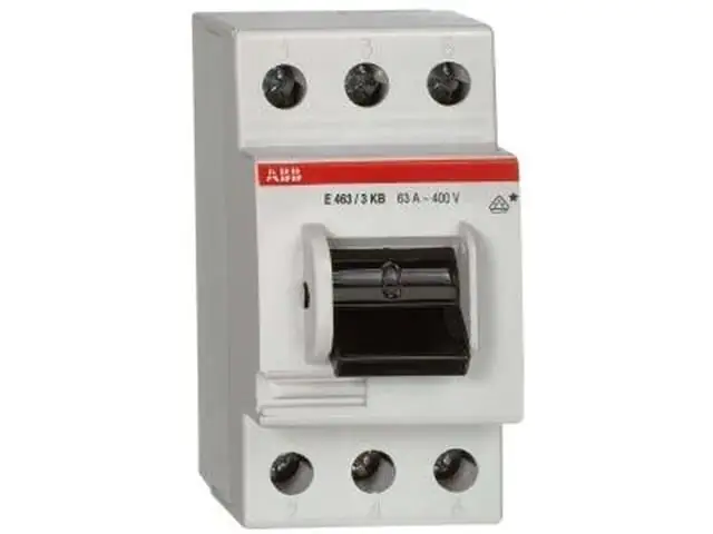 ABB Hauptschalter E 463 /3-KB, 3-polig. 63 A