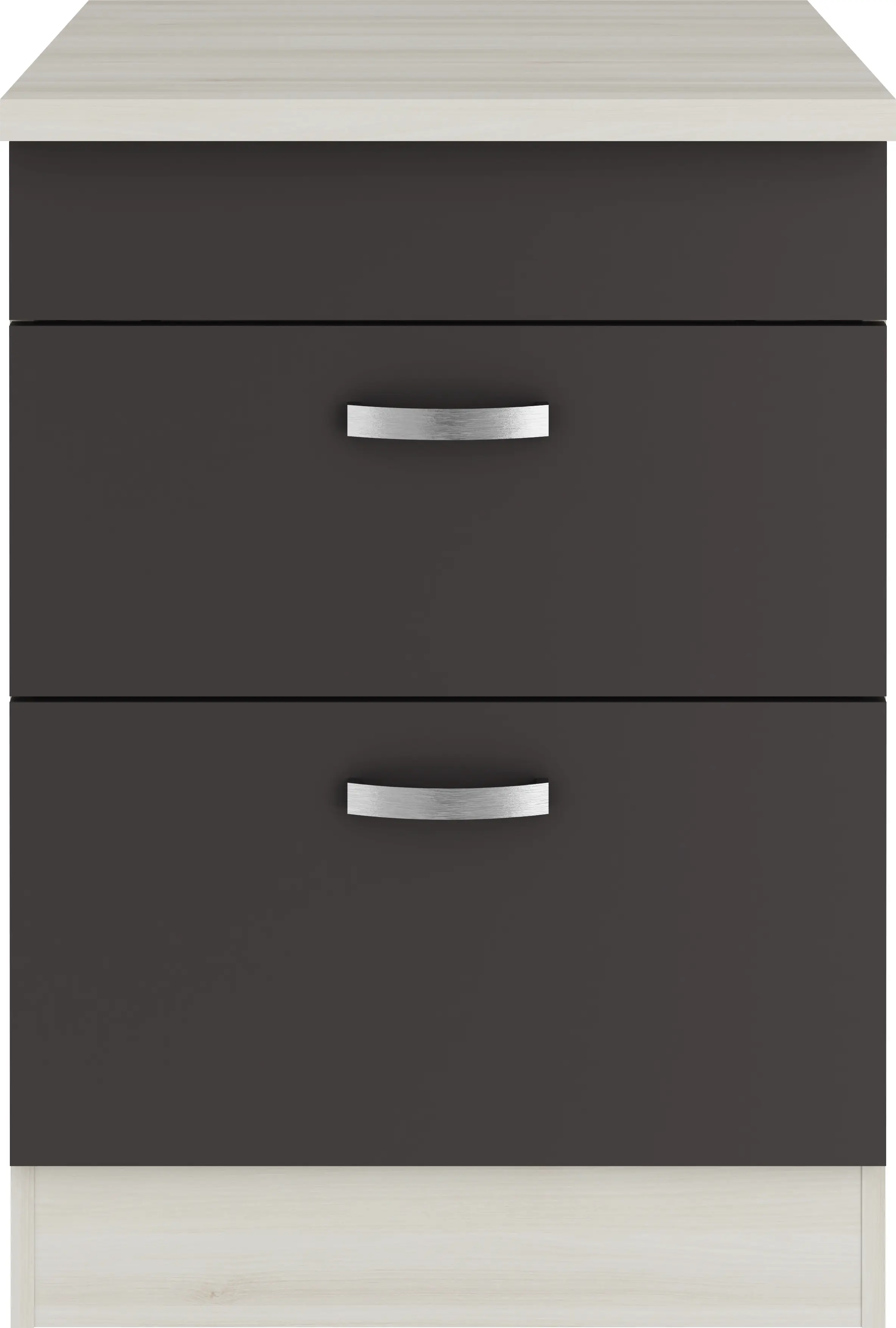 Optifit Unterschrank Faro 220 anthrazit/akazie 60 cm