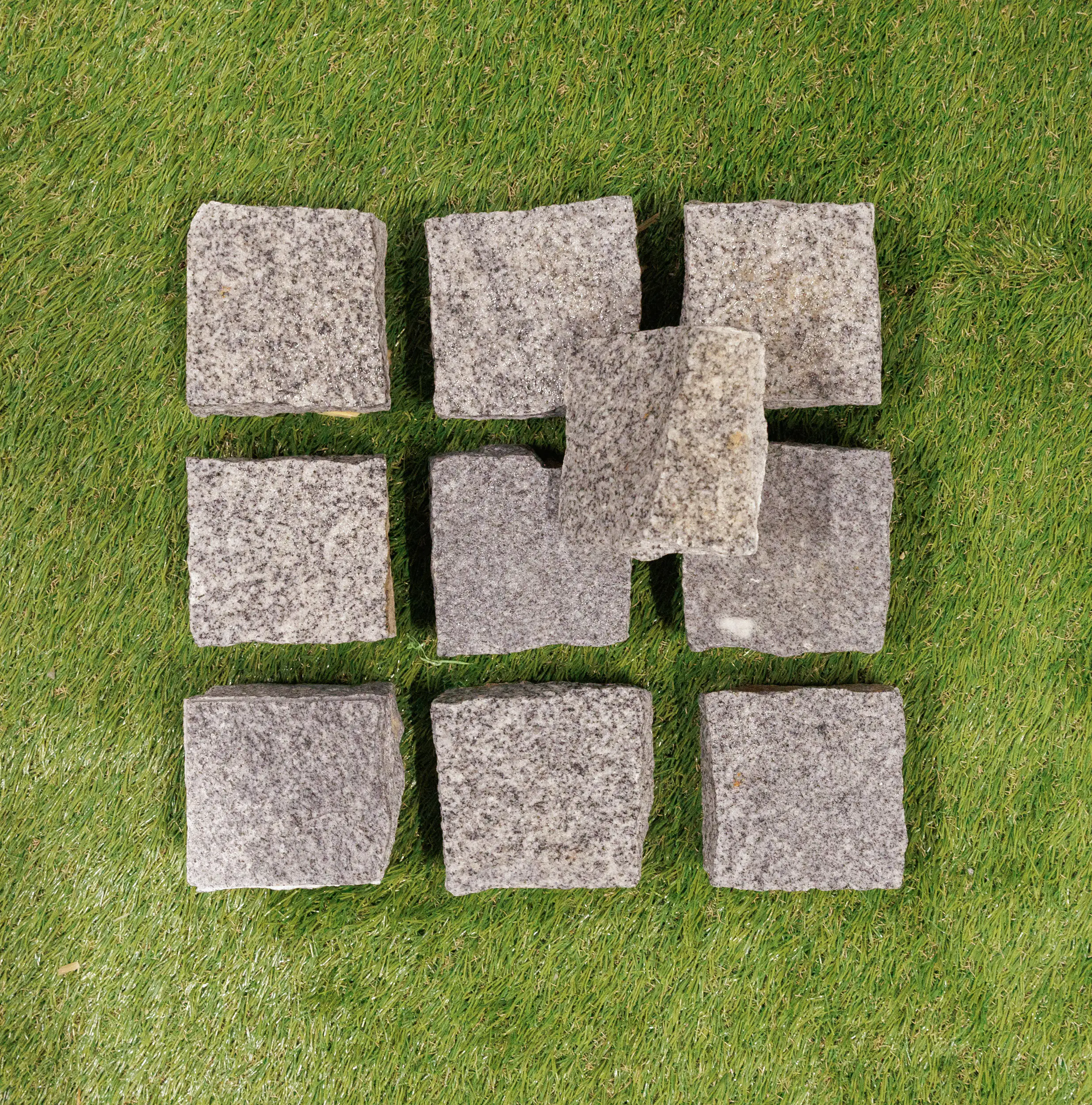 TrendLine Pflasterstein Granit 10 x 10 x 8 cm grau
