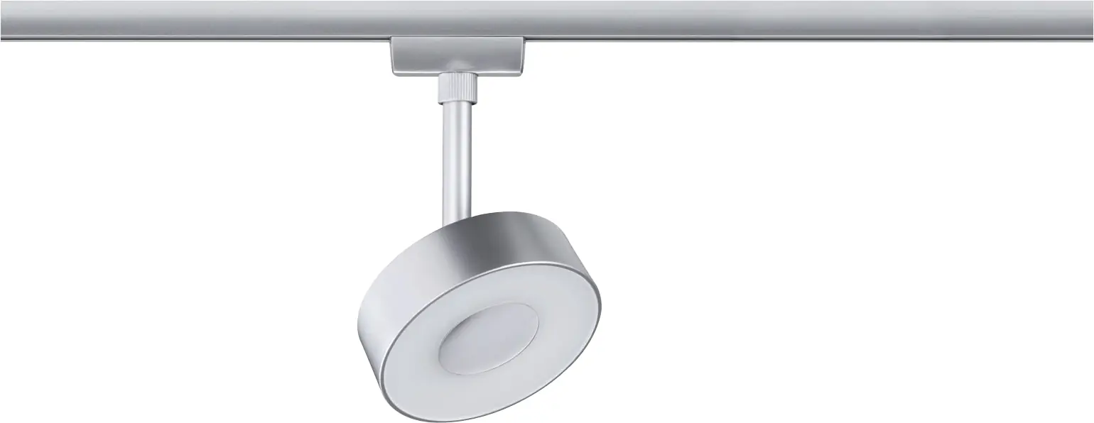 Paulmann URail LED Einzelspot Circle chrom matt 9,8 x 15,4 cm warmweiß