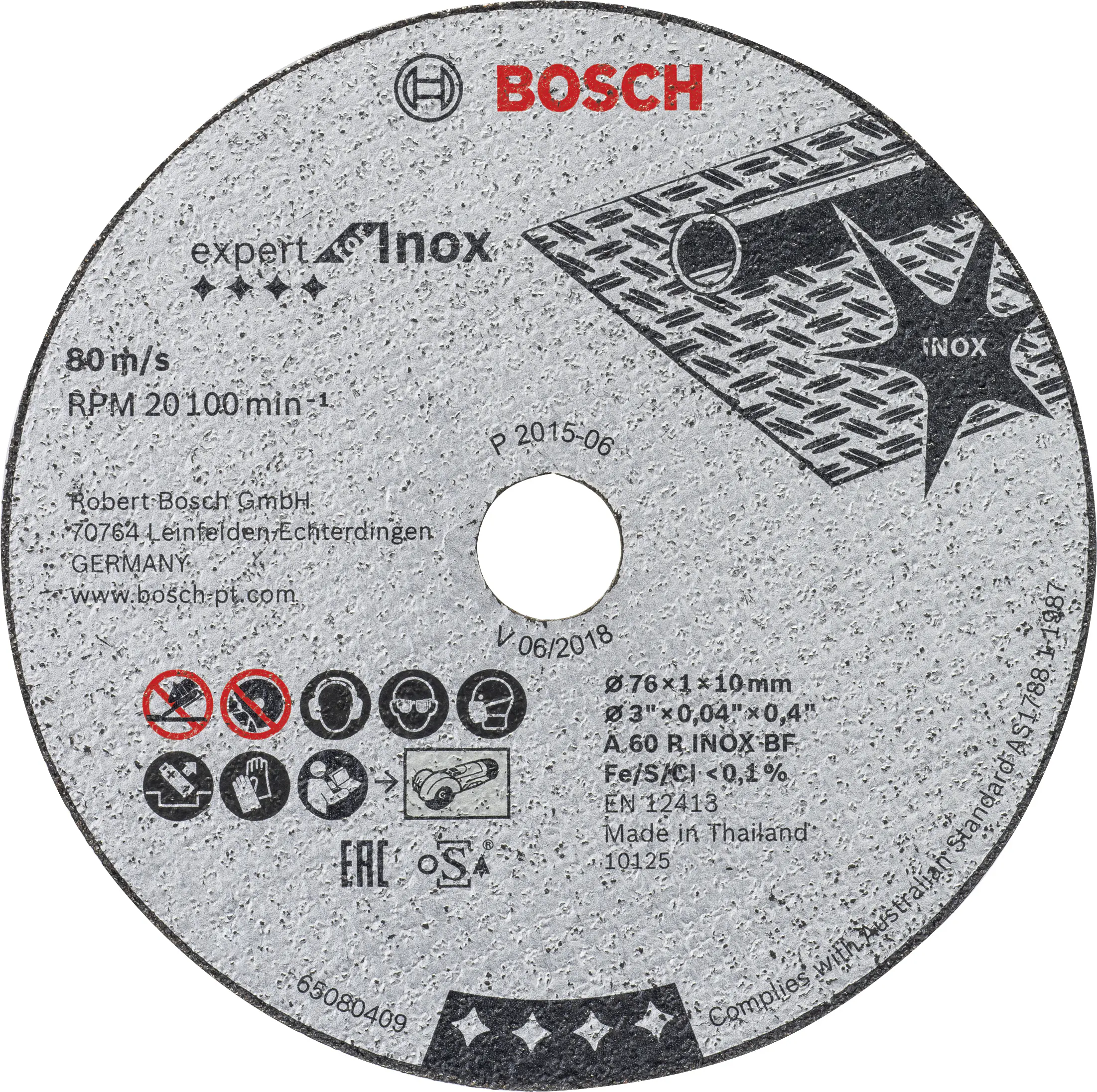 Bosch Trennscheibe Expert Ø 76 x 10 mm für GWS 12 V