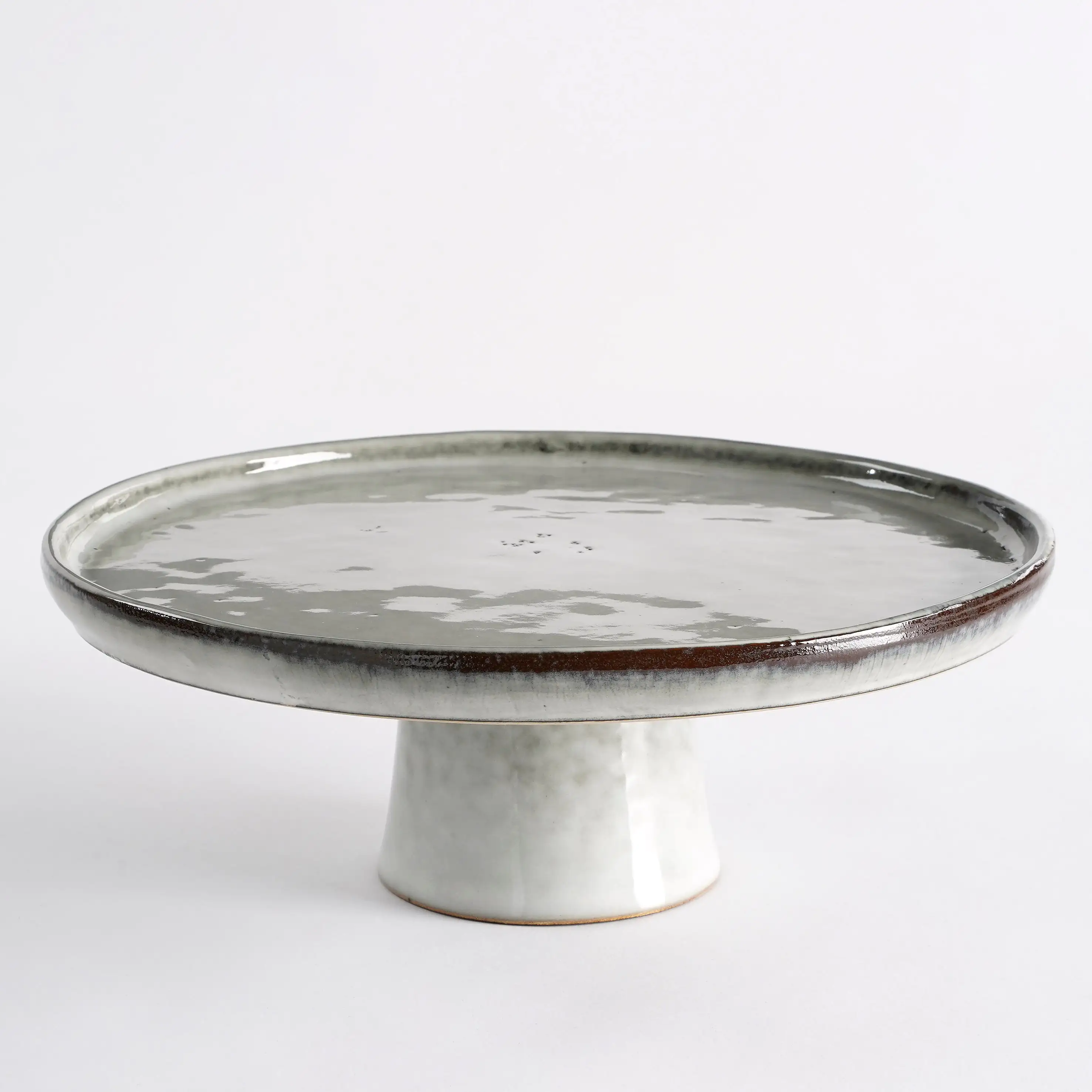 Mica Tortenplatte Tabo grau 10 x Ø 27 cm