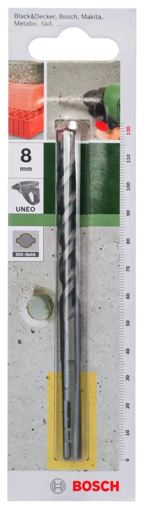Bosch Betonbohrer SDS Quick 120 mm Ø 8 für Uneo
