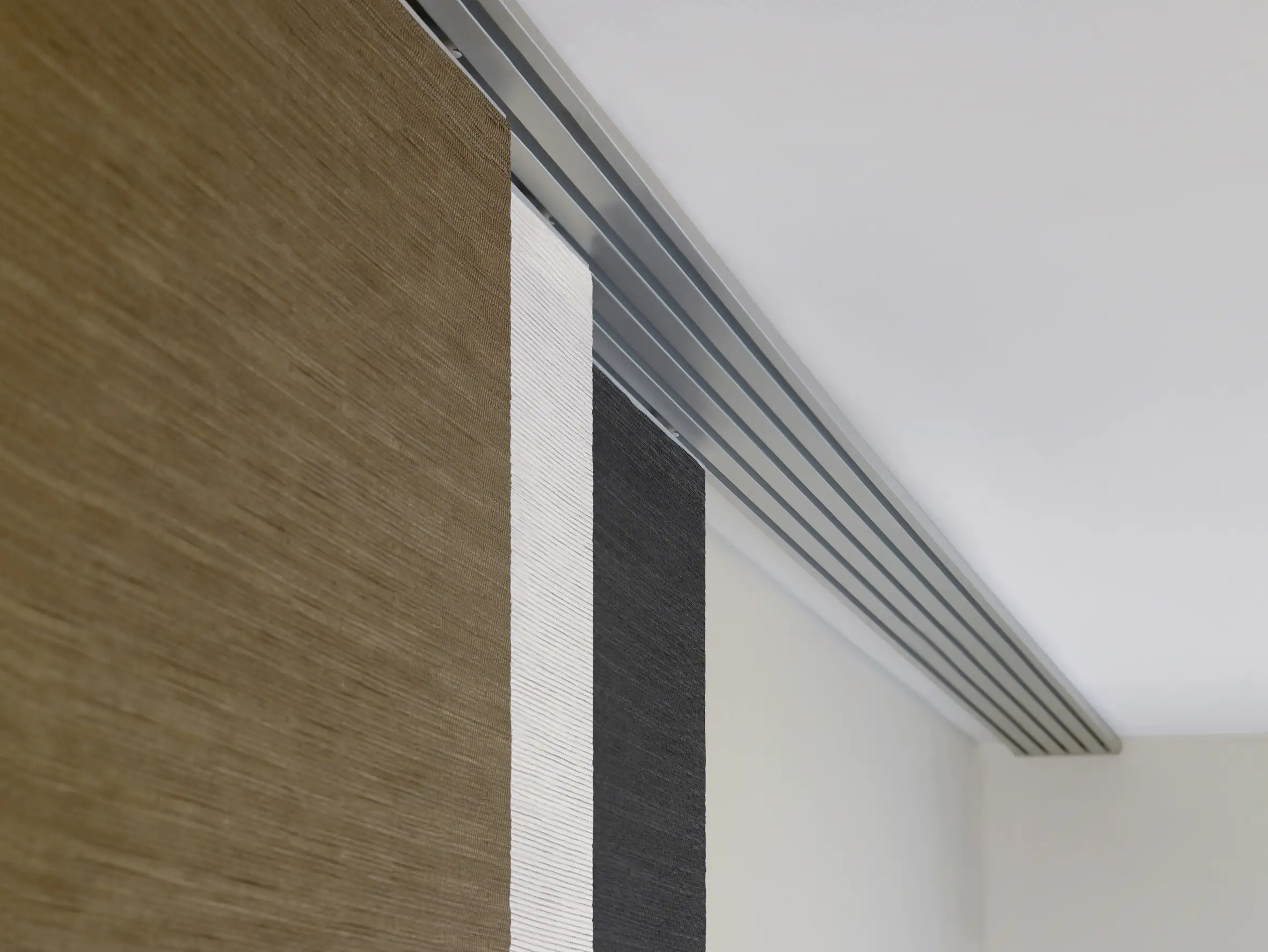 Gardinia Flächenvorhang Natur nougat, 60 x 245 cm
