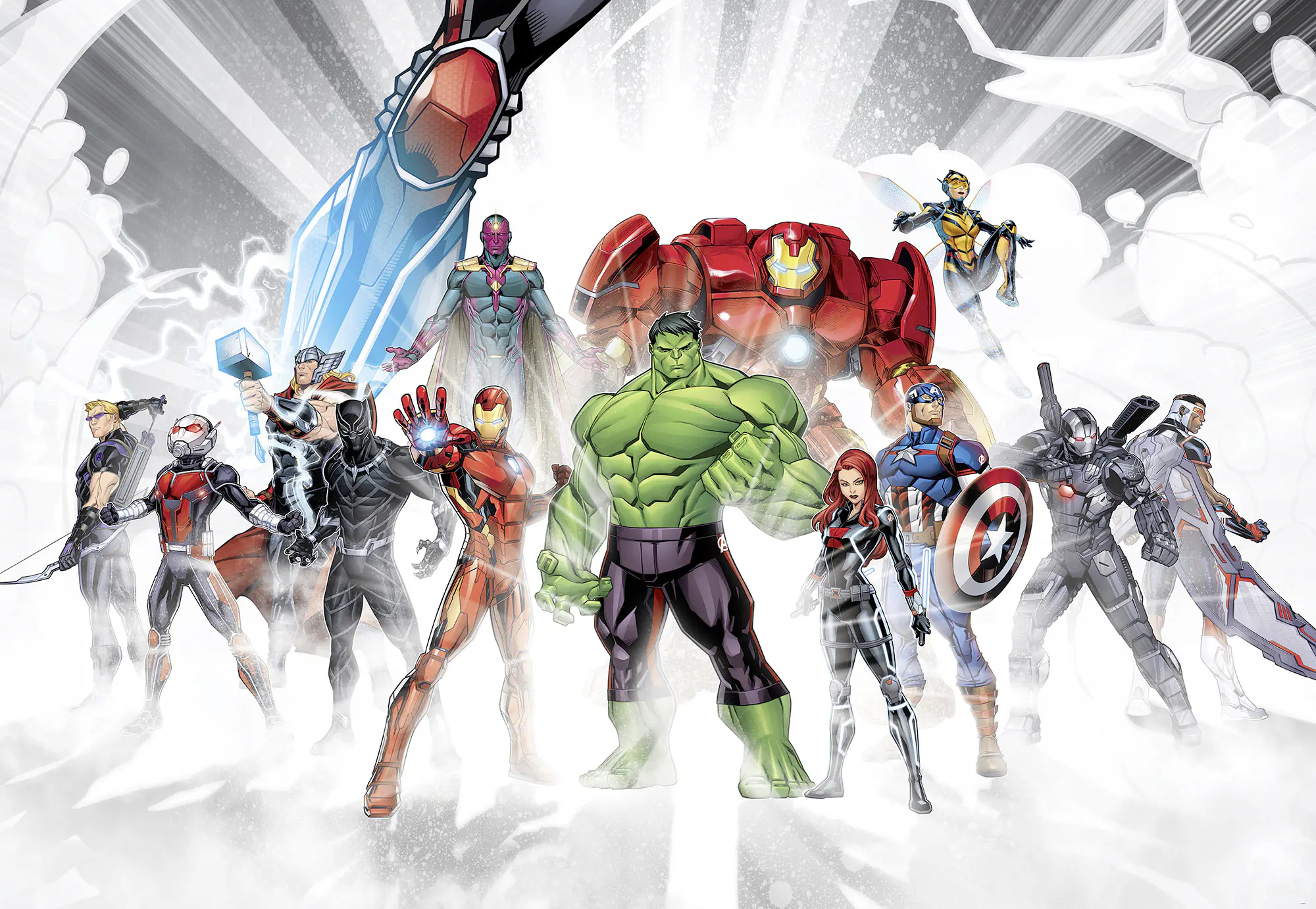Komar Fototapete Avengers Unite 368 x 254 cm 
