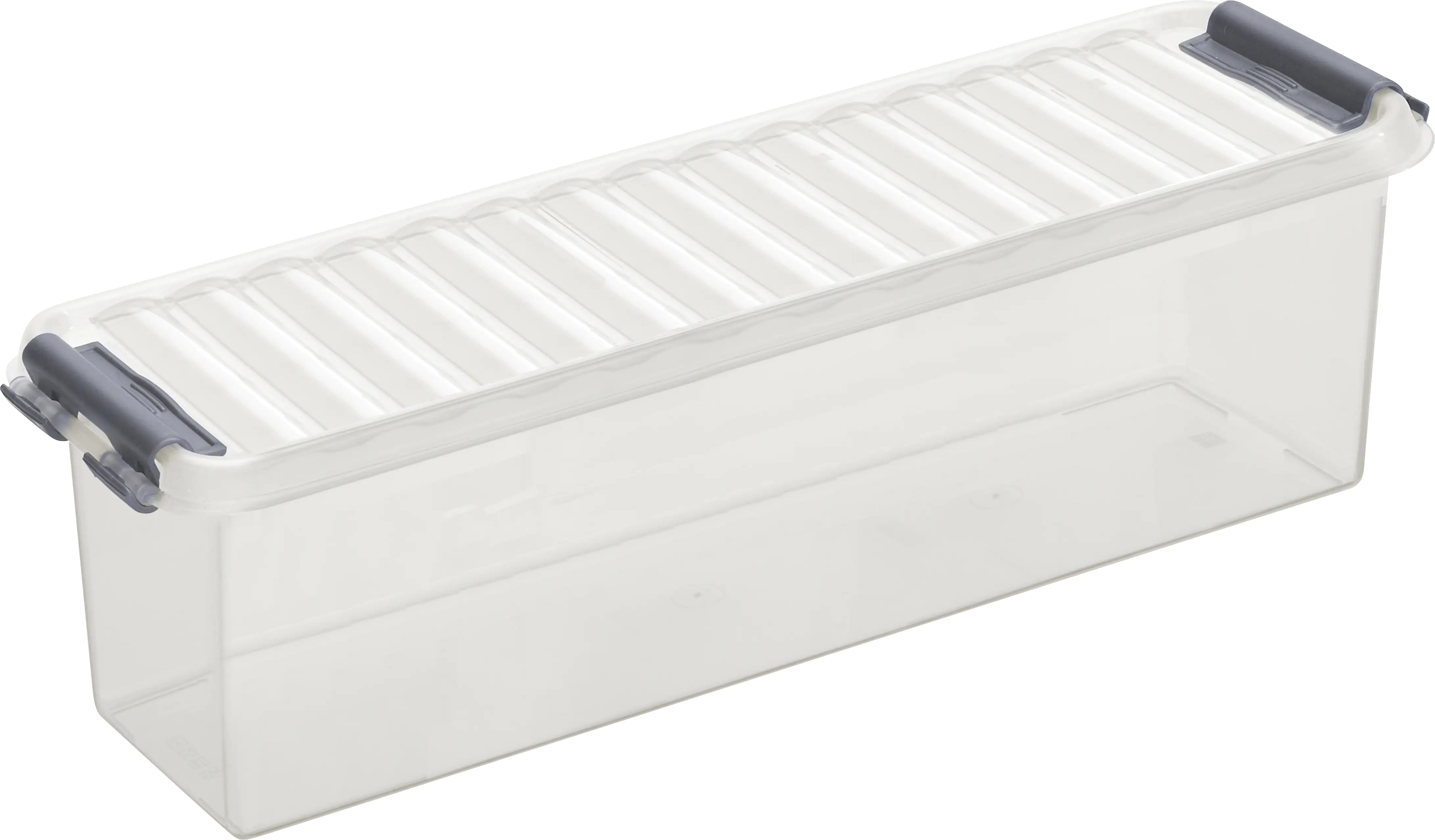 Sunware Aufbewahrungsbox Q-Line mit Deckel 27 x 8,4 cm 1,3 L transparent