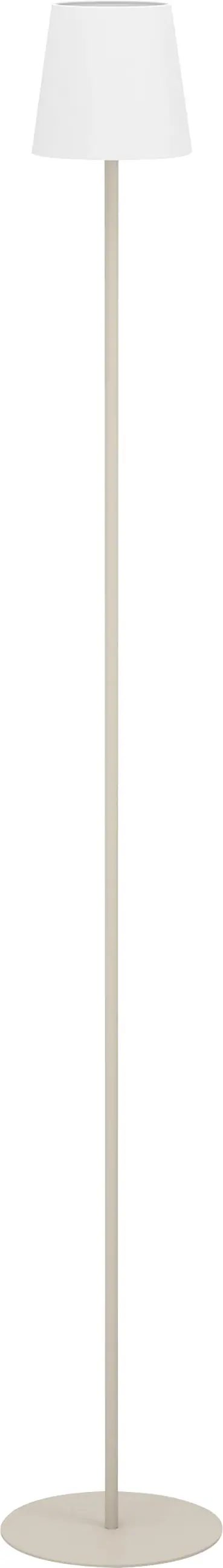 Eglo Stehlampe Fiorana 140,5 cm sandfarben/weiß