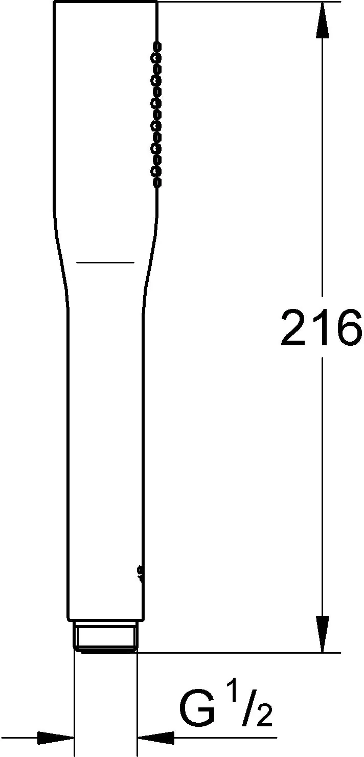 Grohe Handbrause Get 1 Strahlart, verchromt