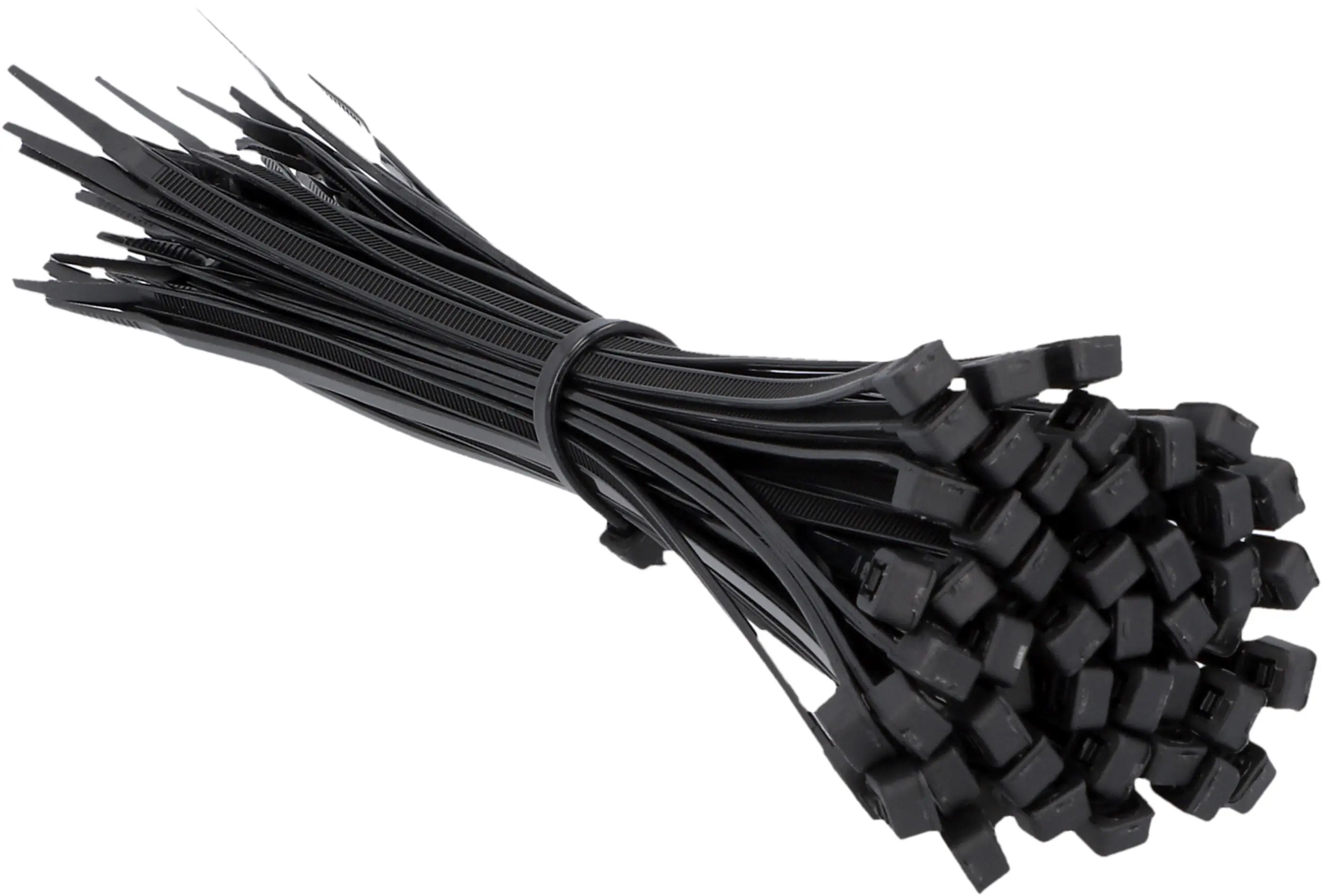 UniTec Kabelbinder schwarz 20 cm 50 Stück