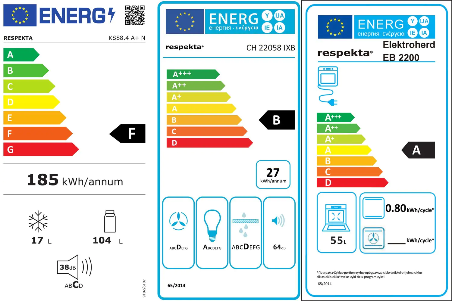 Respekta Economy Küchenblock 300 cm weiß, Eiche Sonoma, KB300ESWC
