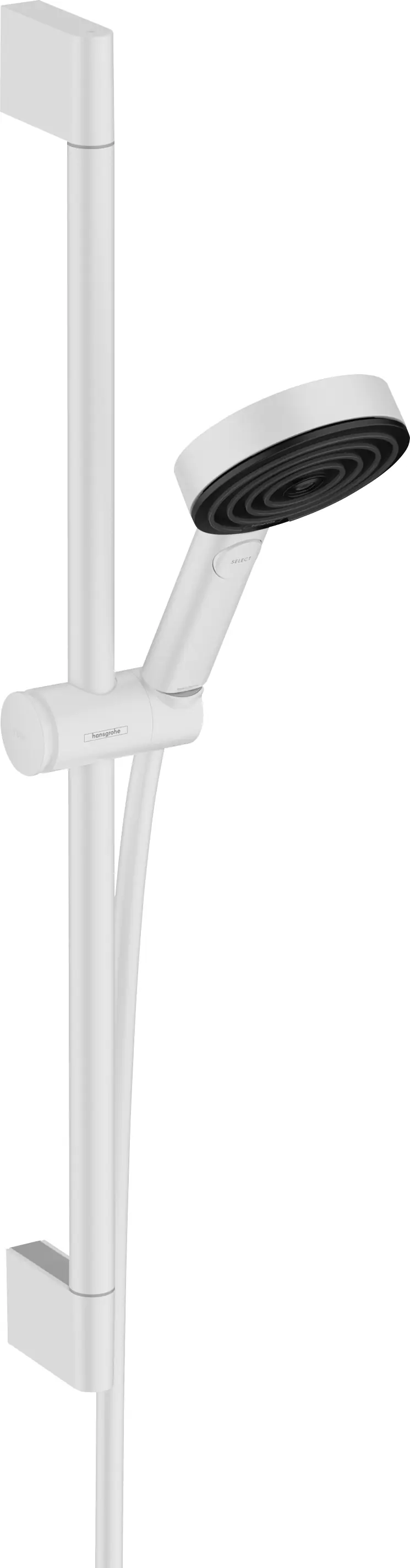 Hansgrohe Handbrause-Set 3 Strahlarten Pulsify Select S 105 EcoSmart mattweiß