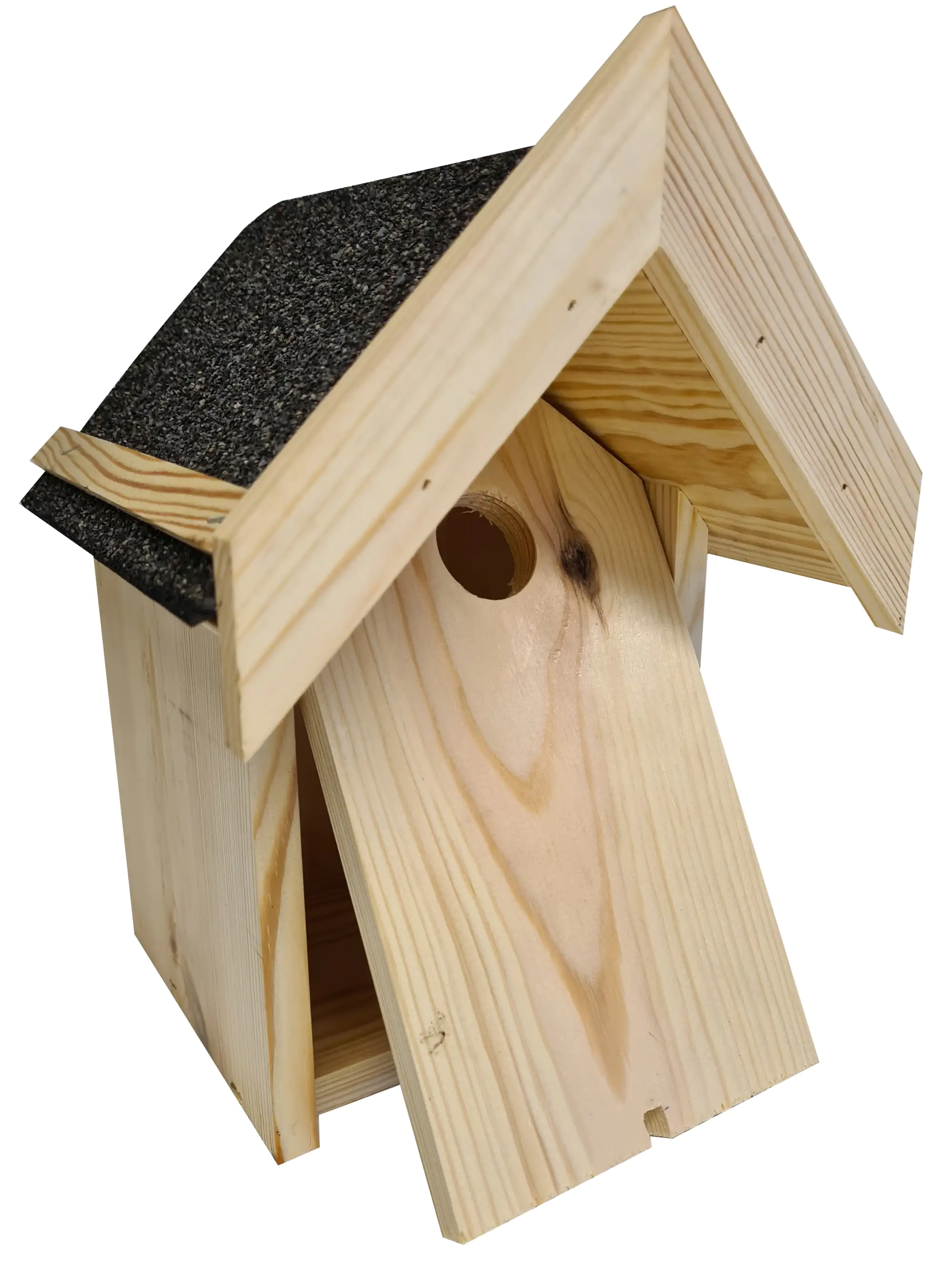 Nistkasten für Wildvögel 26 x 19,5 cm Einflugloch Ø 2,8 cm natur