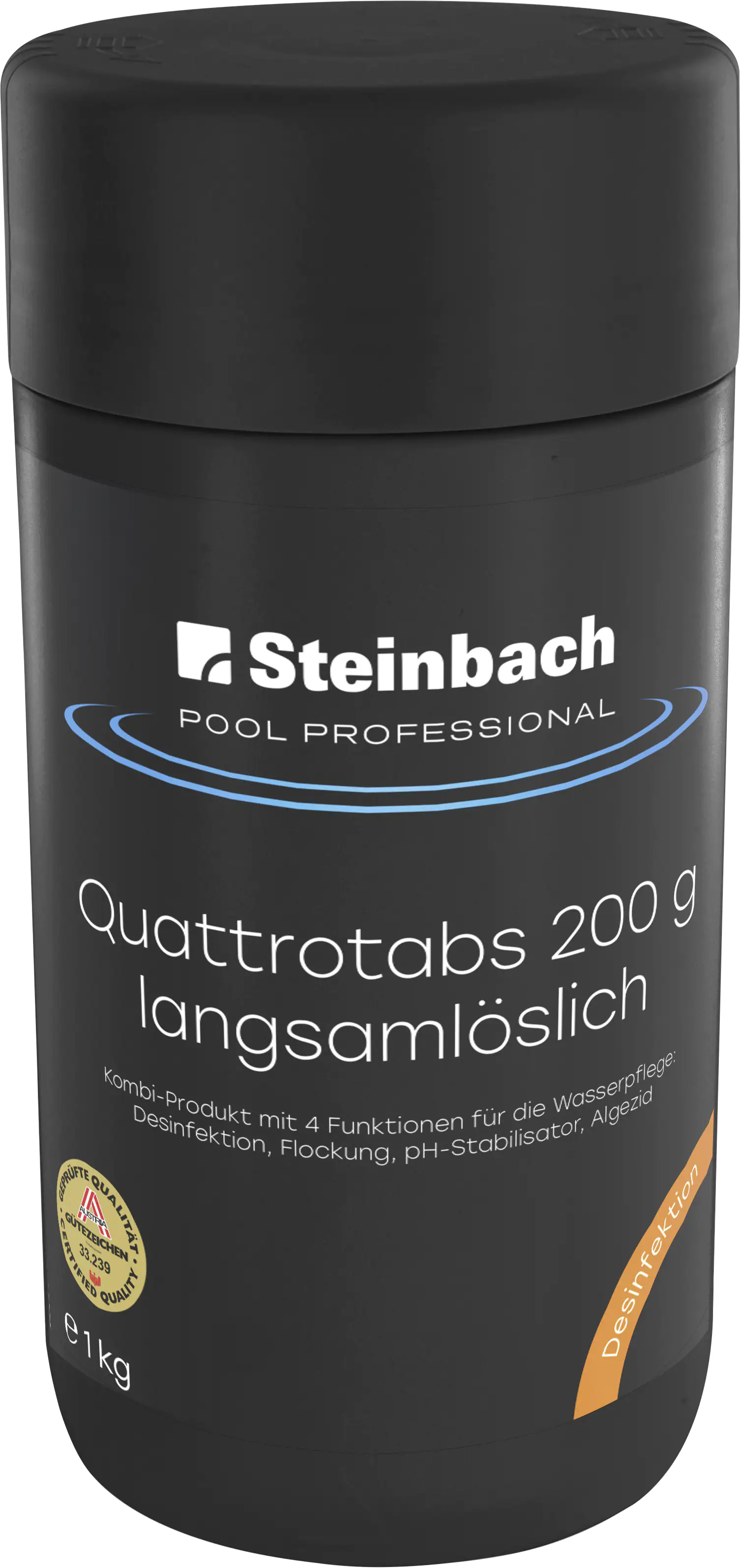 Steinbach Pool Professional Quattrotabs 200g organisch 1 kg