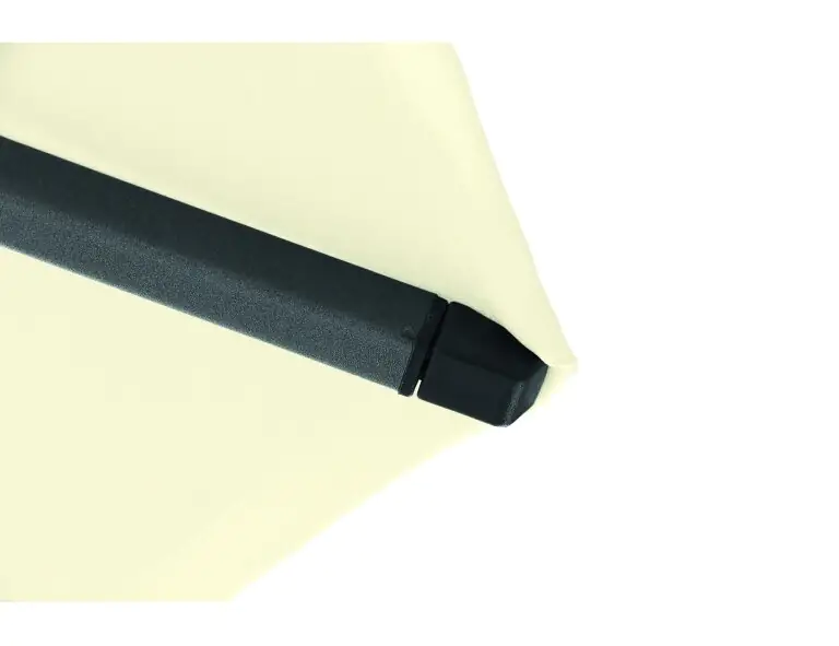 Siena Garden Mittelstockschirm Avio natur Ø 350 cm