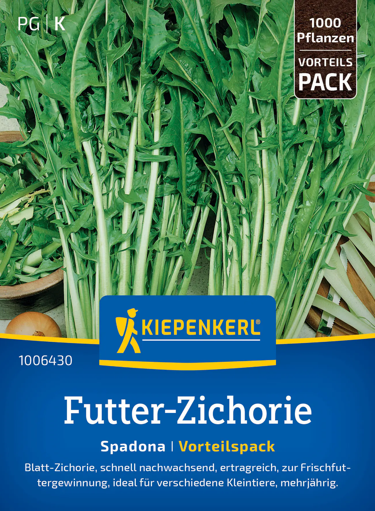 Kiepenkerl Gründünger Futter-Zichorie Spadona Vorteilspackung für ca. 1000 Pflanzen
