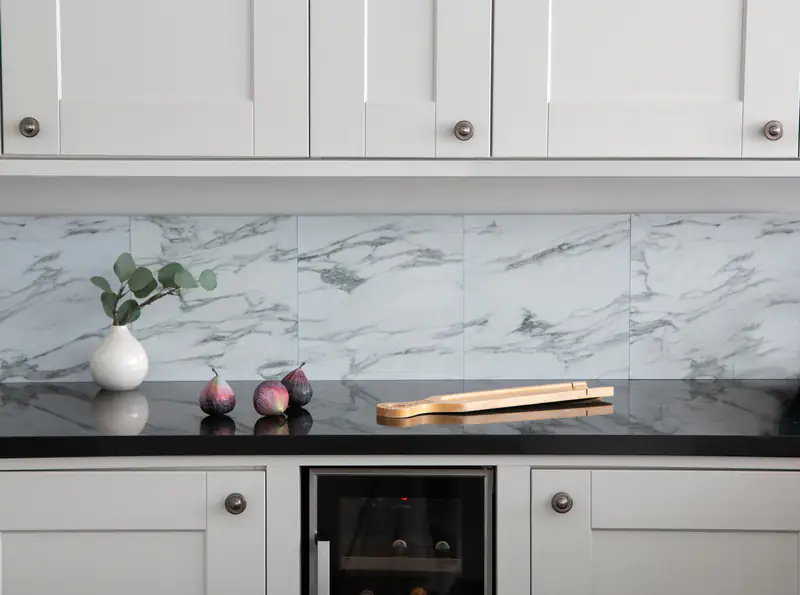 d-c-fix Kunststoffwandfliesen Wall Tiles, Premium Marble, 30,5x30,5 cm, selbstklebend