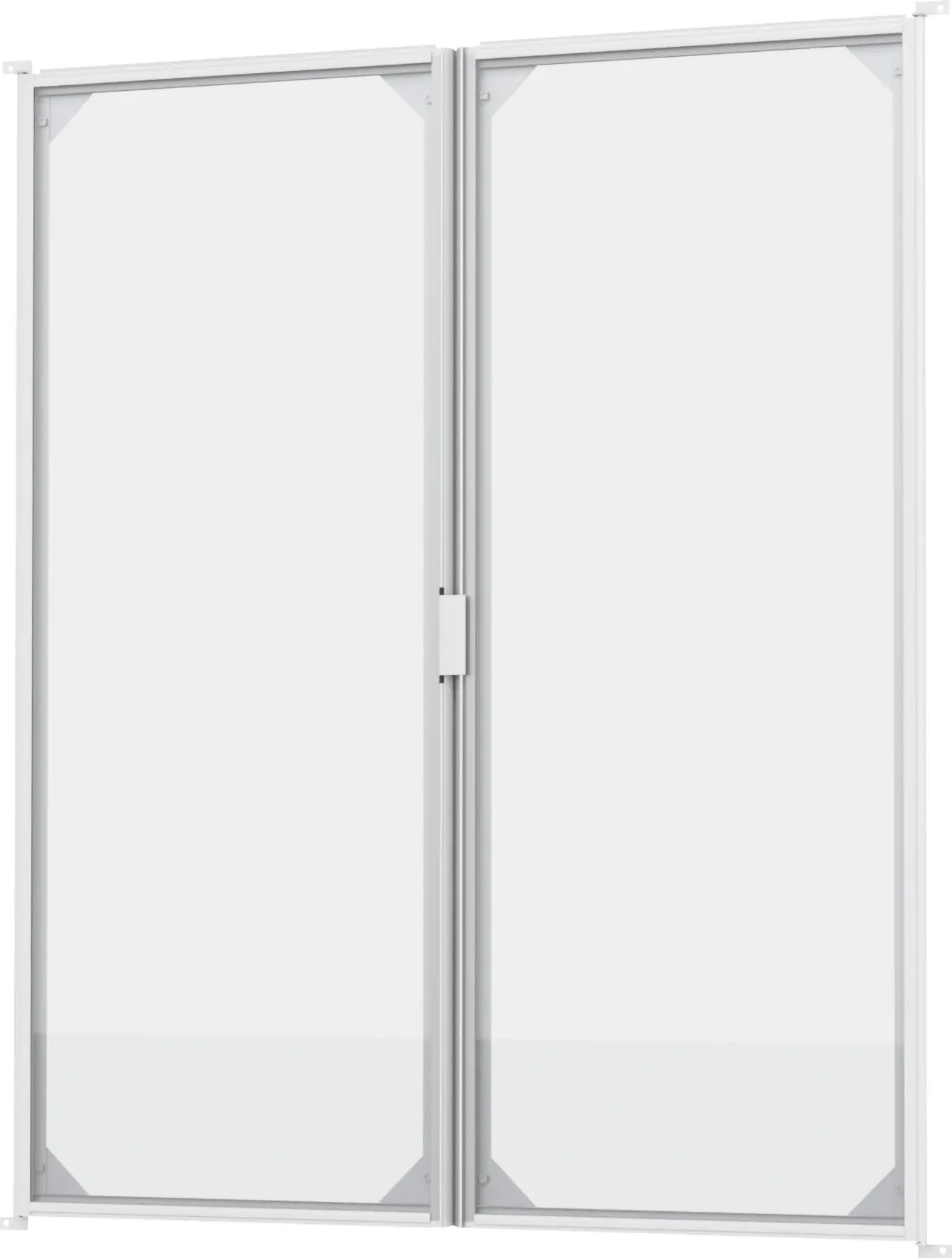 Vitavia Tür für Tomatenhaus Napoli 900 ESG 3 mm alu 119,7 x 149 cm