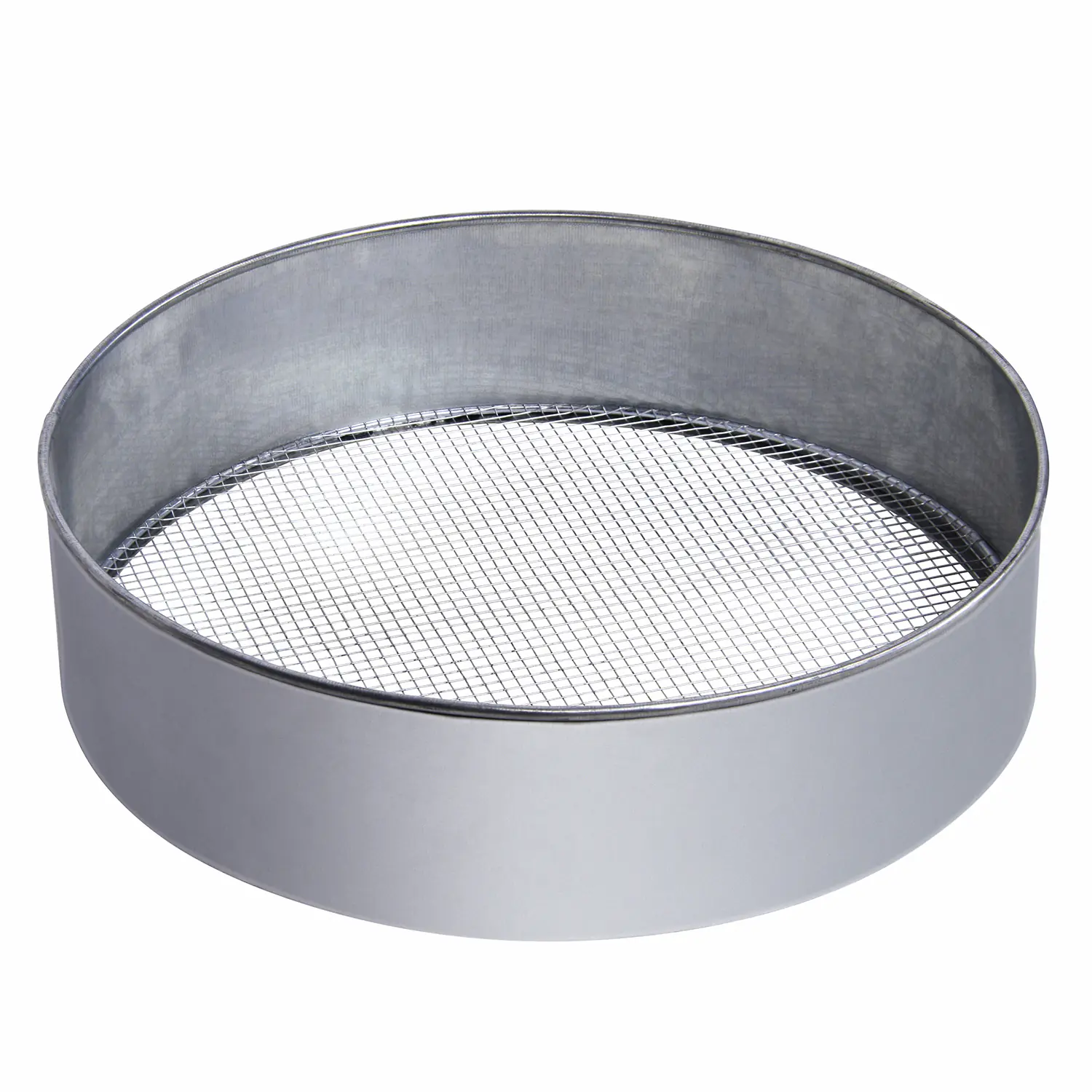 Metallrandsieb mit Wechselgitter verzinkt, Ø 39 cm
