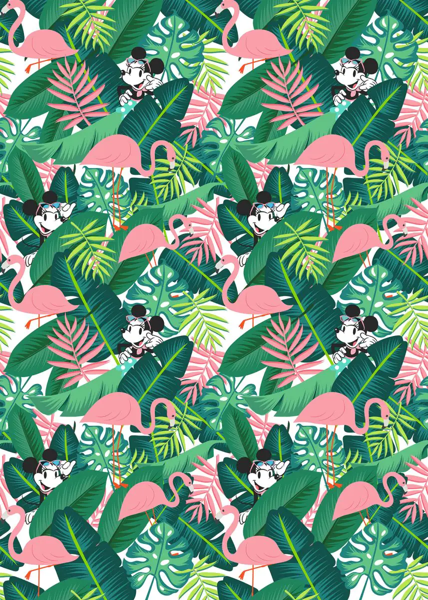Komar Vlies Fototapete Minnie Tropical 200 x 280 cm 